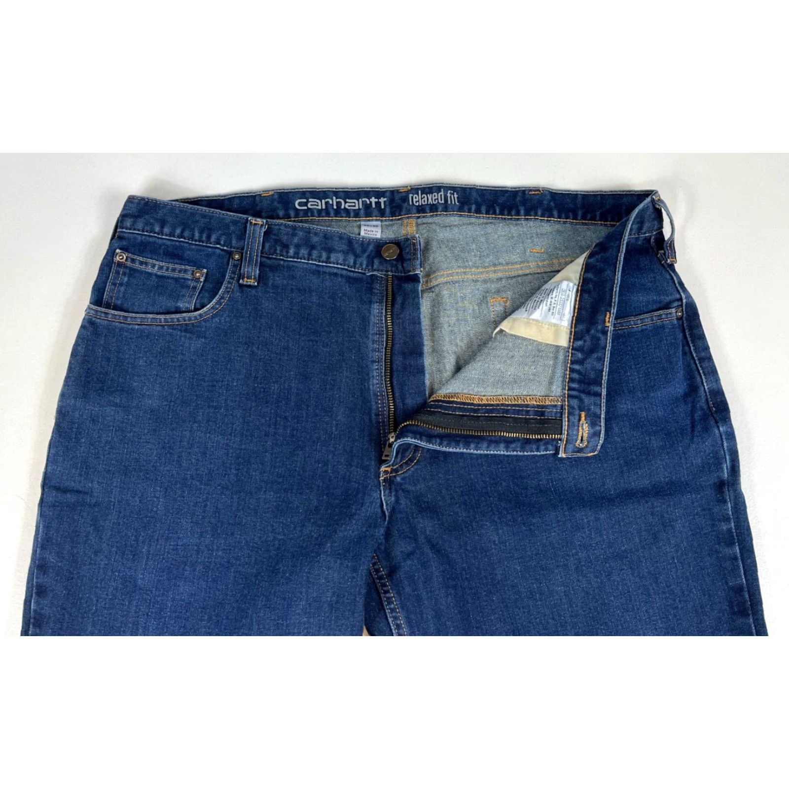 Carhartt Carhartt Jeans Force Extremes Relaxed Fit Tapered Leg 40x30 Mens Denim Blue 40x30 Jeans Size US 40 / EU 56 - 4 Thumbnail