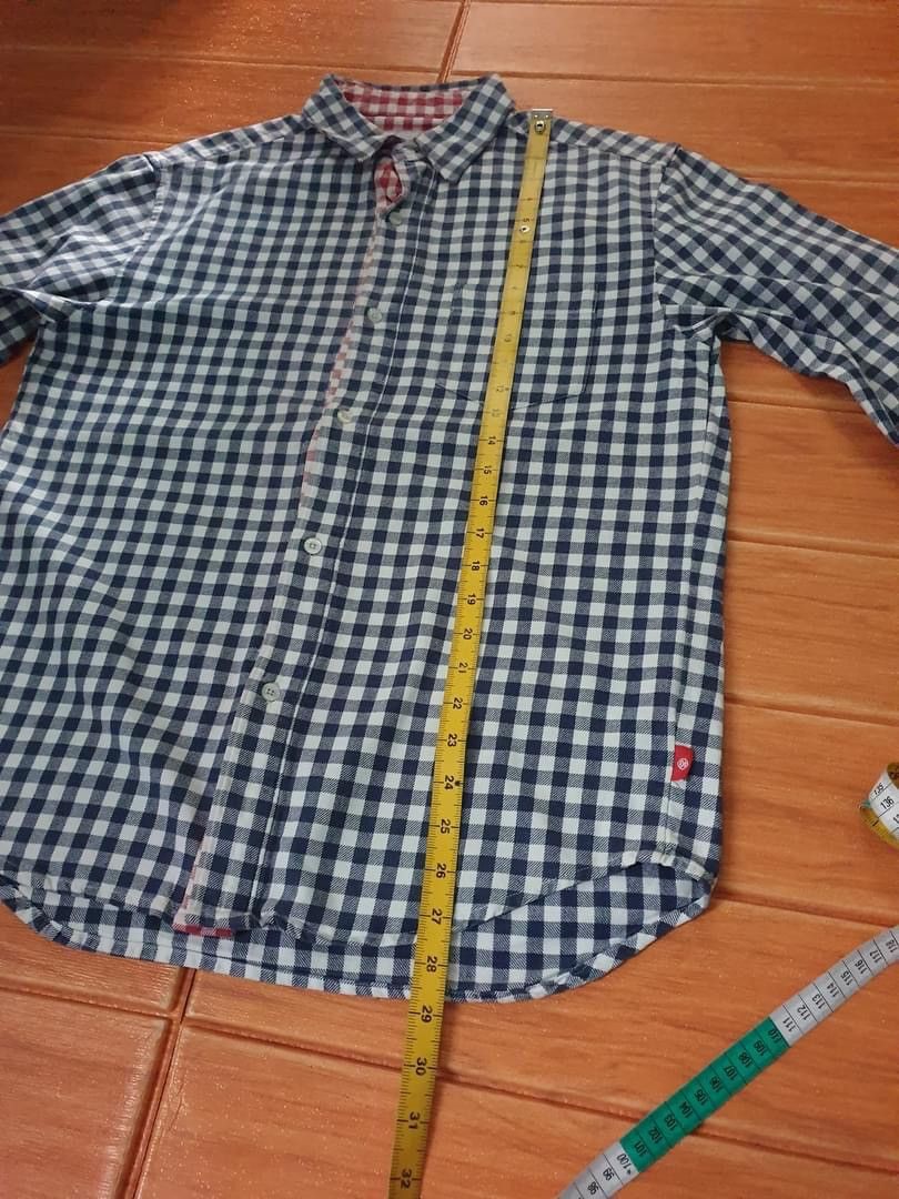 Stussy × Vintage Vintage 90’s Stussy 3rd Quater Sleeve Flannel Size US L / EU 52-54 / 3 - 6 Thumbnail