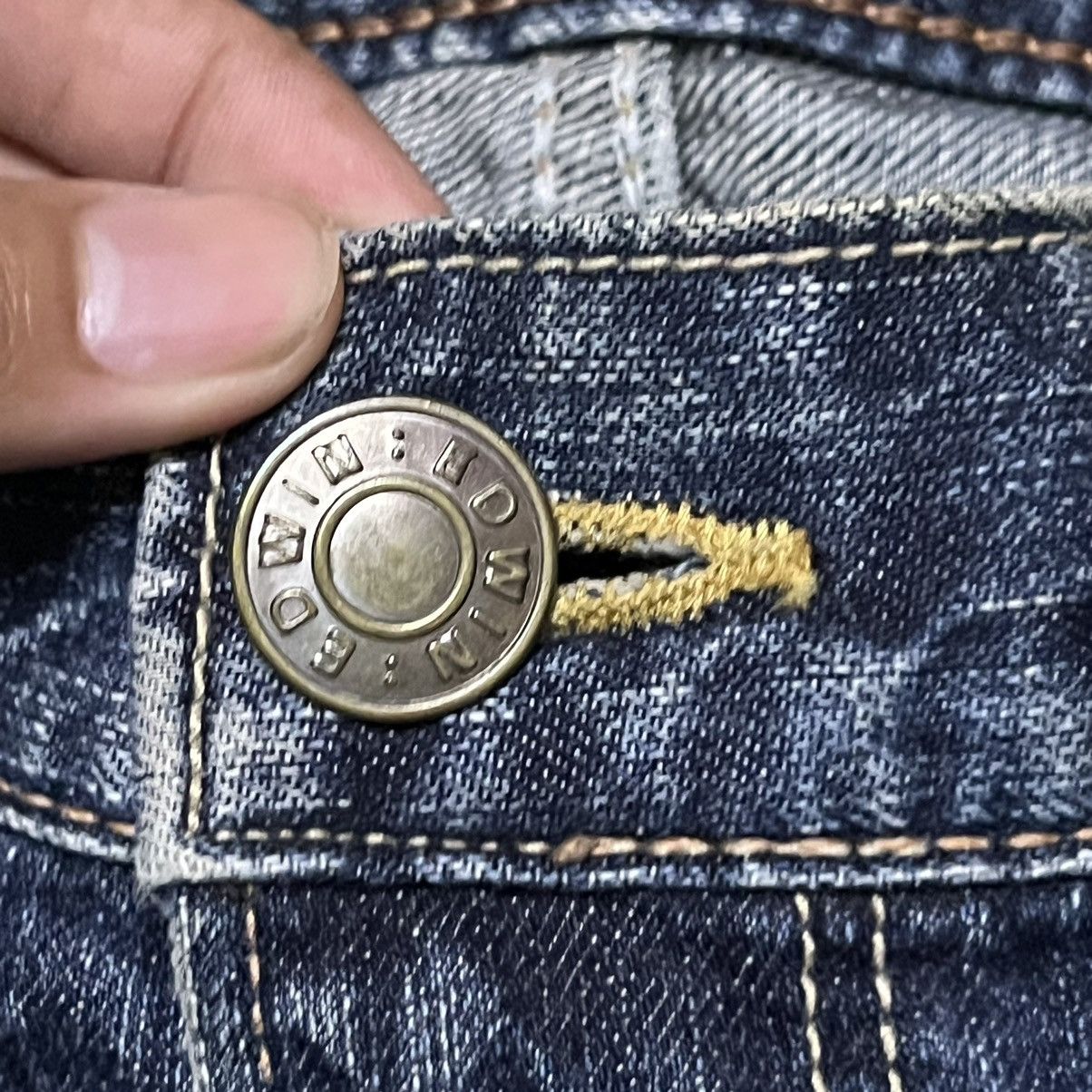 Edwin × Japanese Brand Edwin 503 Premium Made In Japan Distressed Denim Jeans Size US 33 - 9 Thumbnail