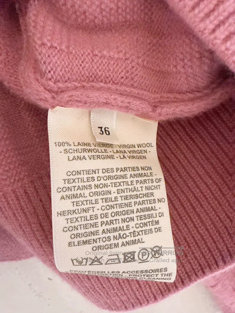 Hermes Hermes Fuchsia Sheep Wool Knit Cardigan Size XS / US 0-2 / IT 36-38 - 8 Thumbnail