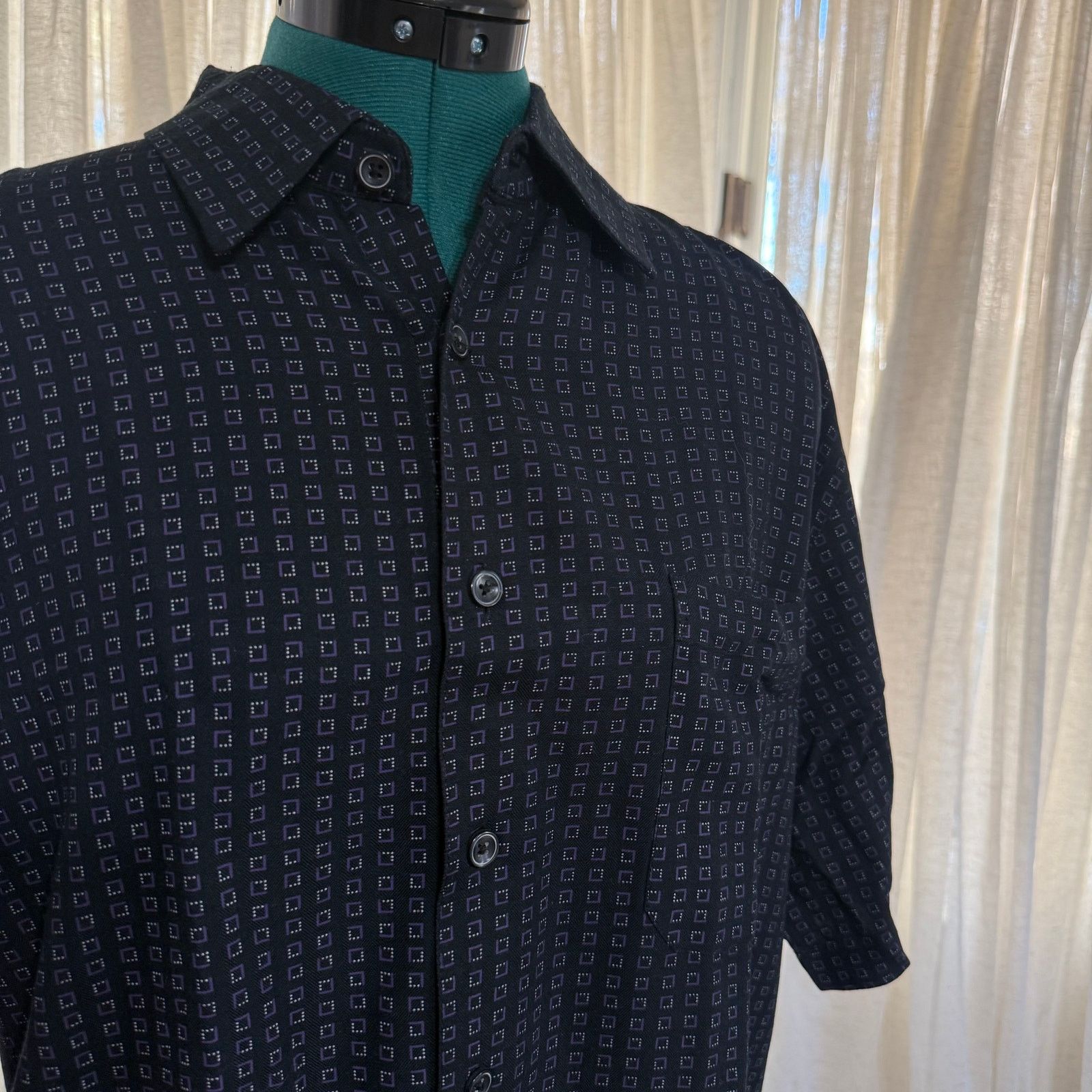 Other Linea Rossa Signature Patterned Button-Down Shirt | Sz M Size US M / EU 48-50 / 2 - 3 Thumbnail