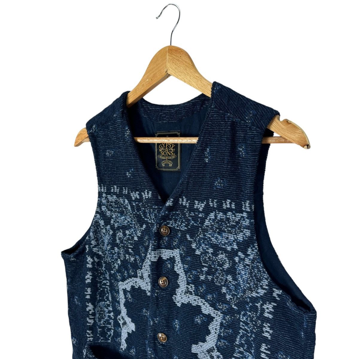 Gypsy × Japanese Brand ☀️GYPSY & SONS JAPAN PAISLEY VEST Size US L / EU 52-54 / 3 - 5 Thumbnail
