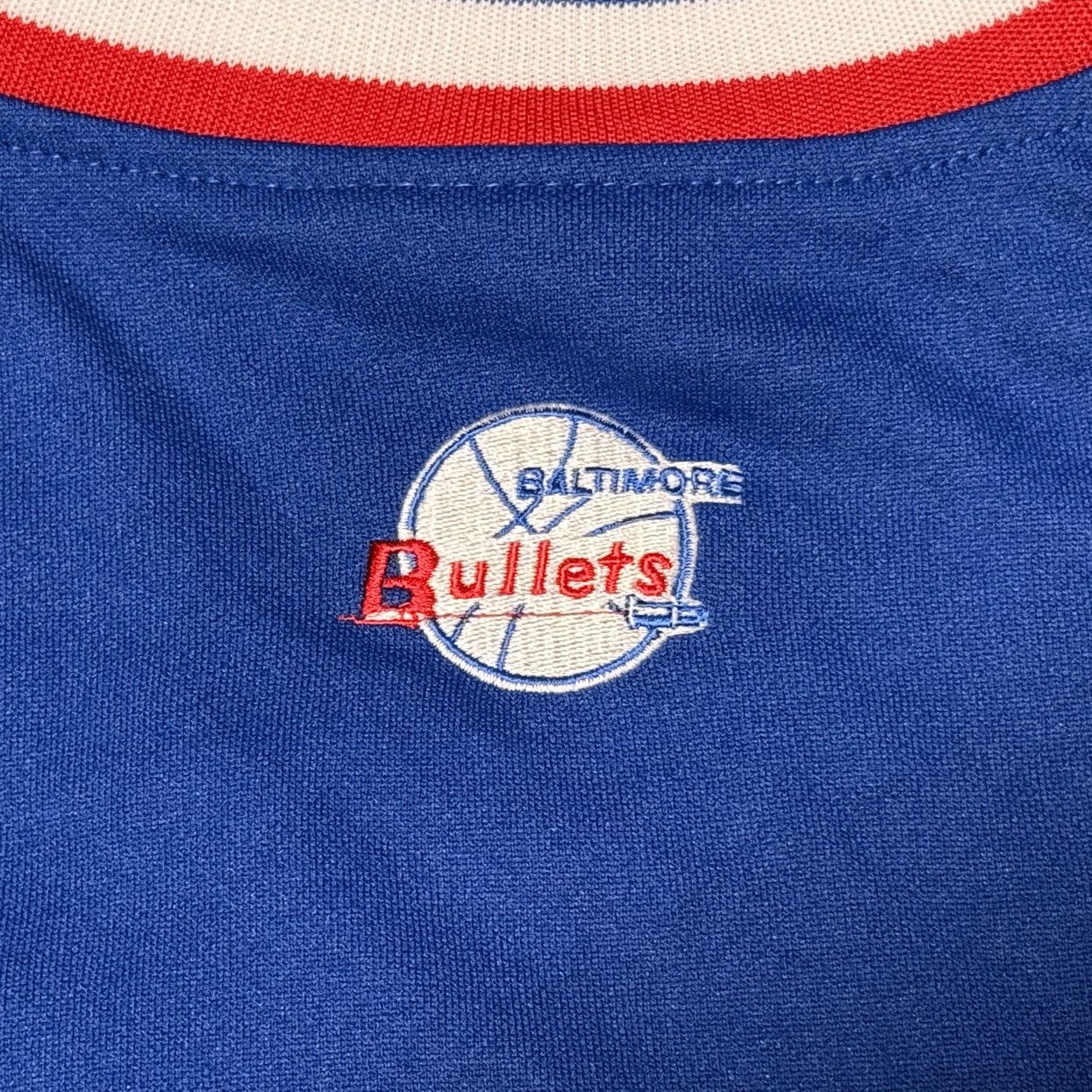 Majestic Baltimore / Washington BULLETS Retro Warm up Jersey - 3XL Size US XXL / EU 58 / 5 - 5 Thumbnail
