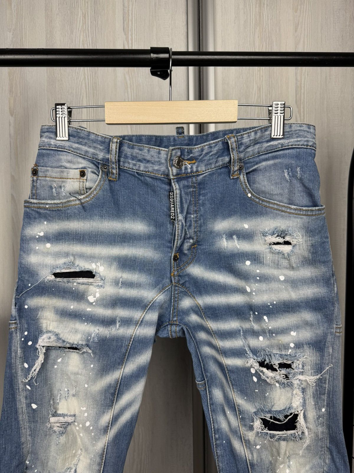 Dsquared2 Dsquared2 classic kenny twist jeans faded distressed Size US 30 / EU 46 - 5 Thumbnail