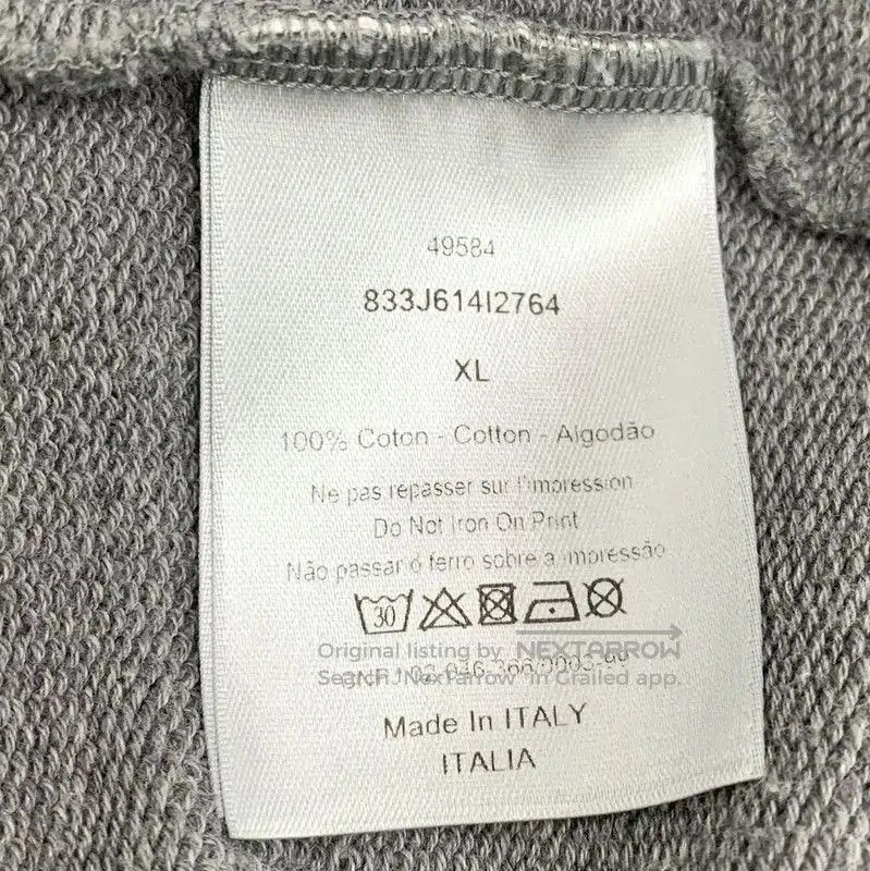 Dior Dior Gray Cotton Women's Sweatshirt . Size XL / US 12-14 / IT 48-50 - 7 Thumbnail