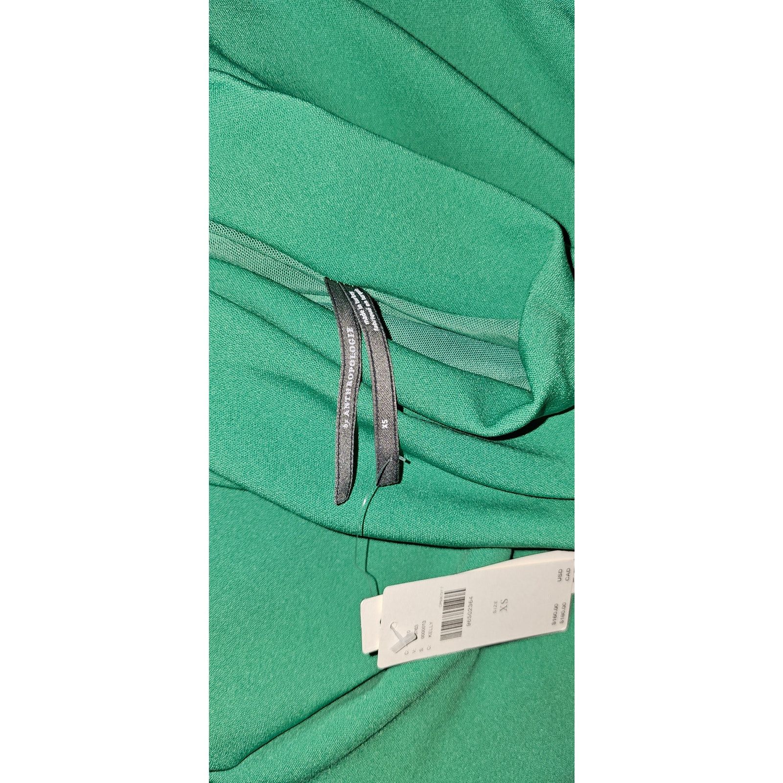 Anthropologie NWT The Maya Ruched Cowl-Neck Midi Dress $160 X-SMALL Green Size XS / US 0-2 / IT 36-38 - 4 Thumbnail