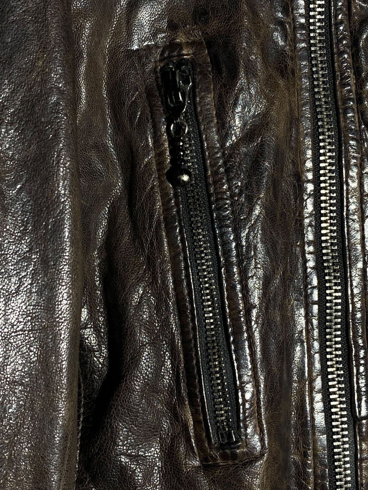 Allsaints Allsaints Drought Leather Biker Jacket Size US L / EU 52-54 / 3 - 18 Thumbnail
