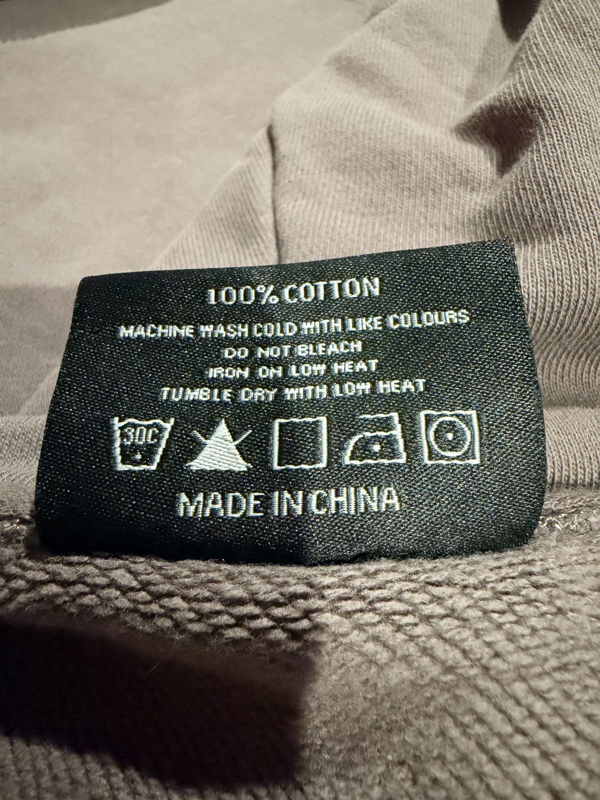 Glo Gang Curve Cut Full Zip Hoodie (Grey) - $200 (OG Price) Medium Size US M / EU 48-50 / 2 - 5 Thumbnail