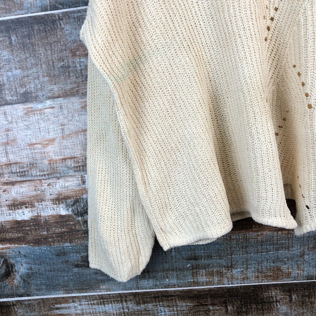Vintage DL Komo Yellow vintage Knitwear #C565 Size L / US 10 / IT 46 - 7 Thumbnail