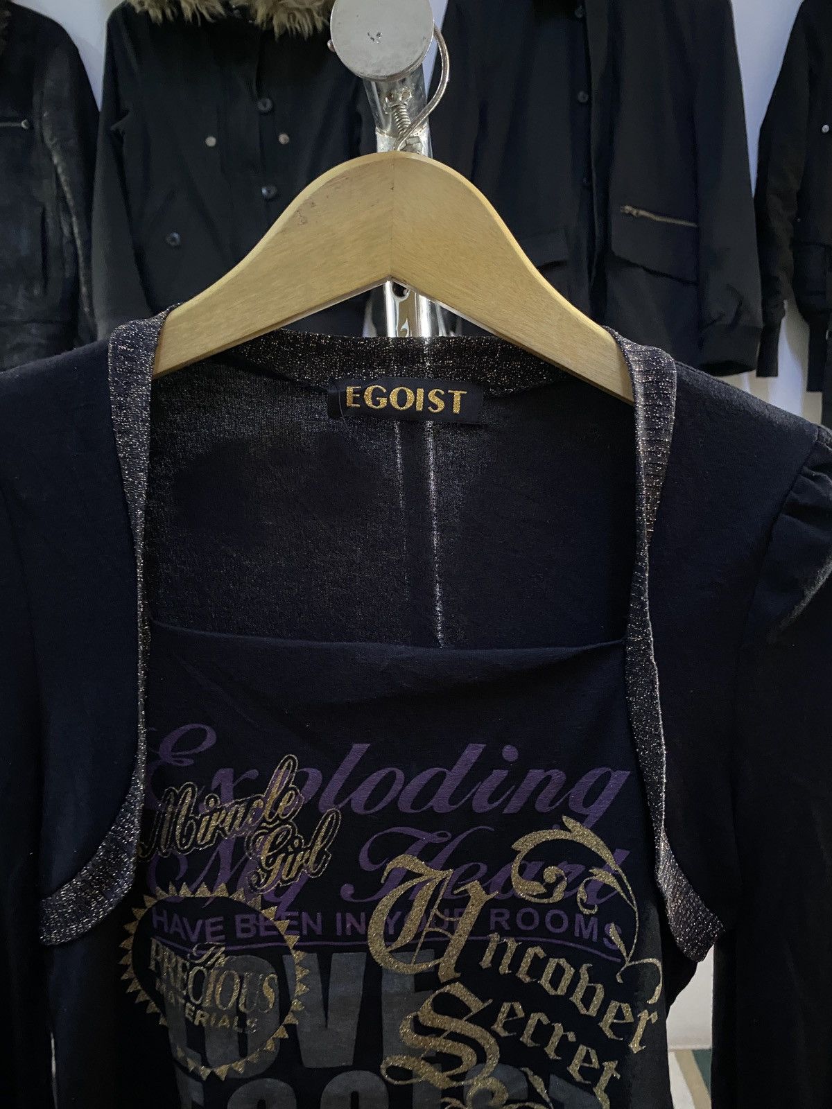 Le Grande Bleu (L.G.B.) Japanese Egoist Poem LGB style LongSlevee Tee Size US M / EU 48-50 / 2 - 6 Thumbnail