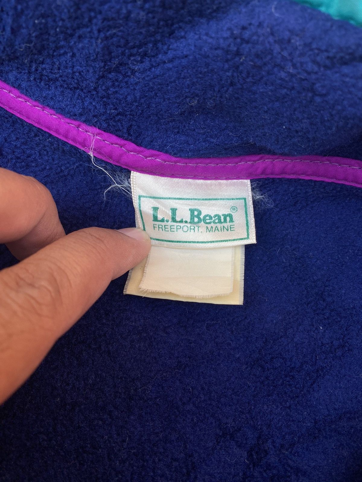 L.L. Bean × Vintage Vintage 90s L.L Bean Fleece Half Zipper Fleece Jacket. #D2 Size US M / EU 48-50 / 2 - 5 Thumbnail