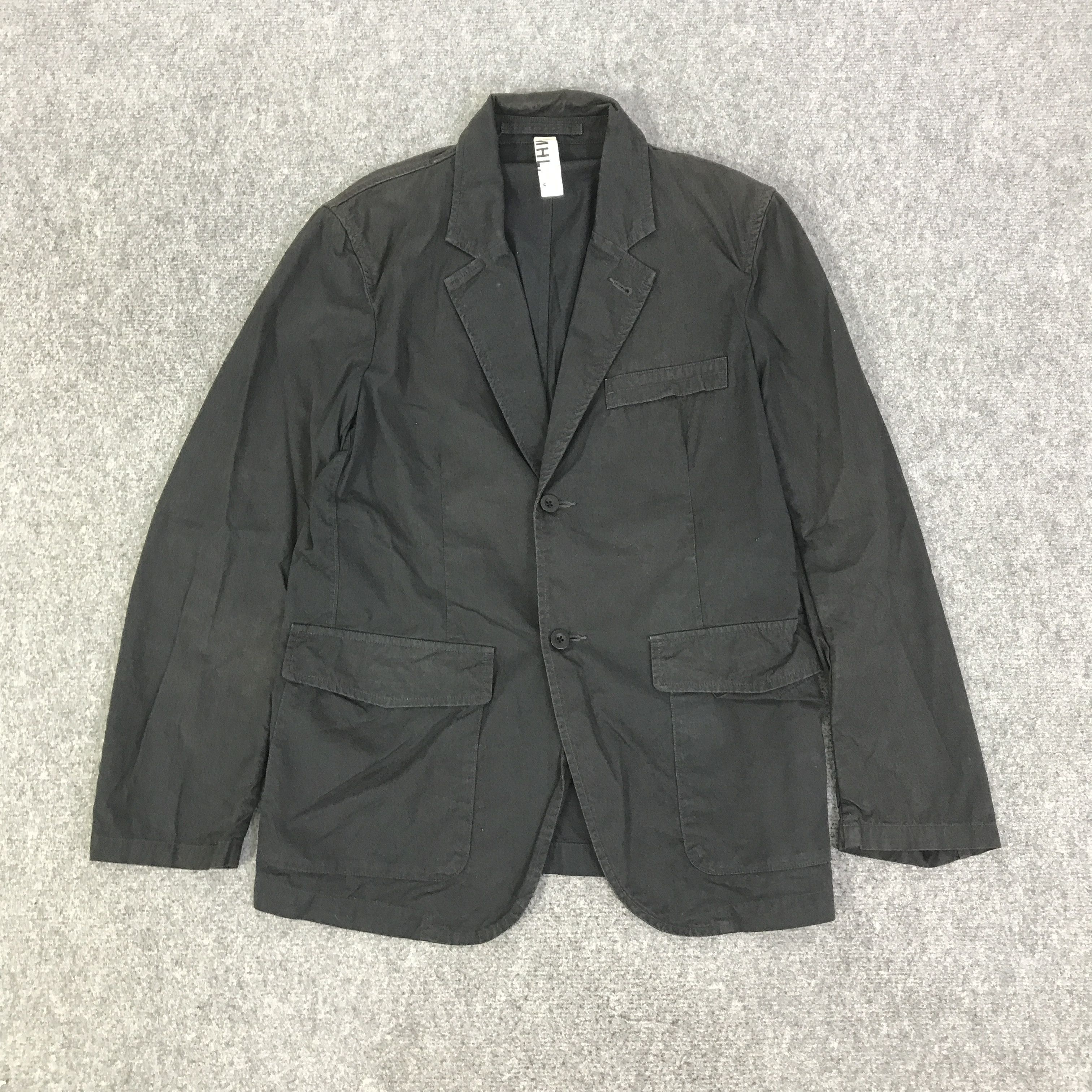 Margaret Howell MARGARET HOWEL BLACK FADED BLAZER JACKET K79B2 Size US M / EU 48-50 / 2 - 1 Thumbnail