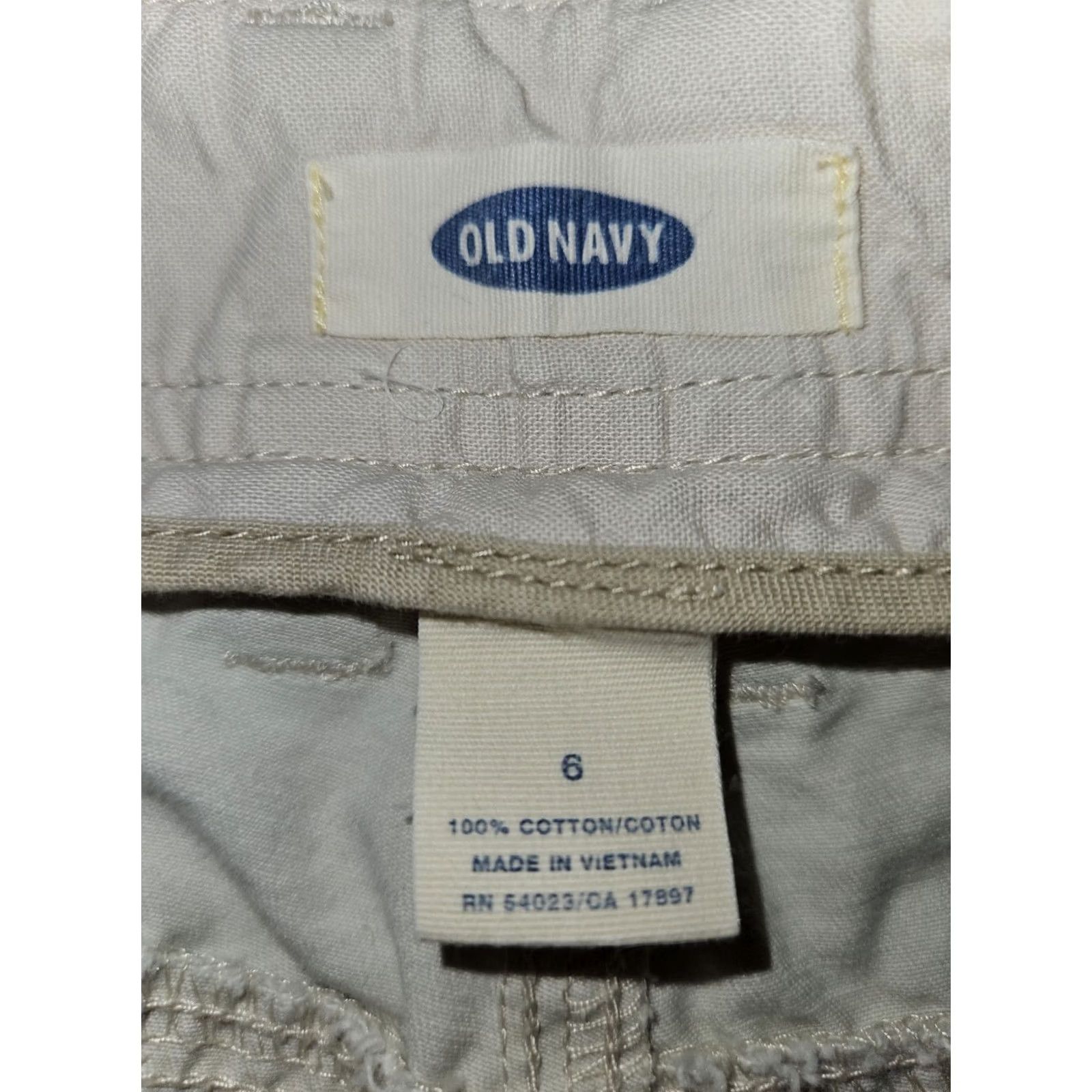 Old Navy VINTAGE Old Navy Pencil Skirt Women Size 6 Ivory Mid Rise Knee Length Casual Workwear Preppy Mens? Girls? Size 28" / US 6 / IT 42 - 2 Thumbnail