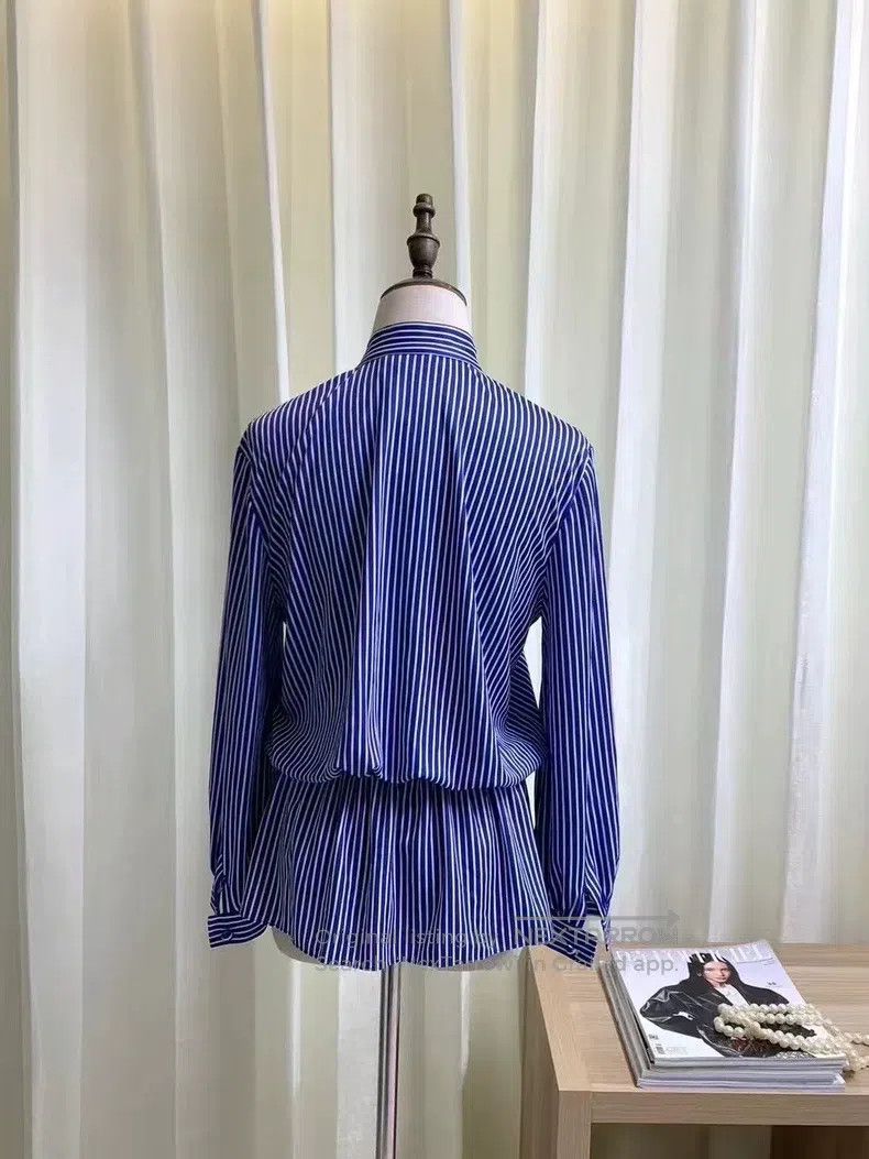 Balenciaga Balenciaga Color Block Striped Long Sleeve Shirt Size XS / US 0-2 / IT 36-38 - 3 Thumbnail