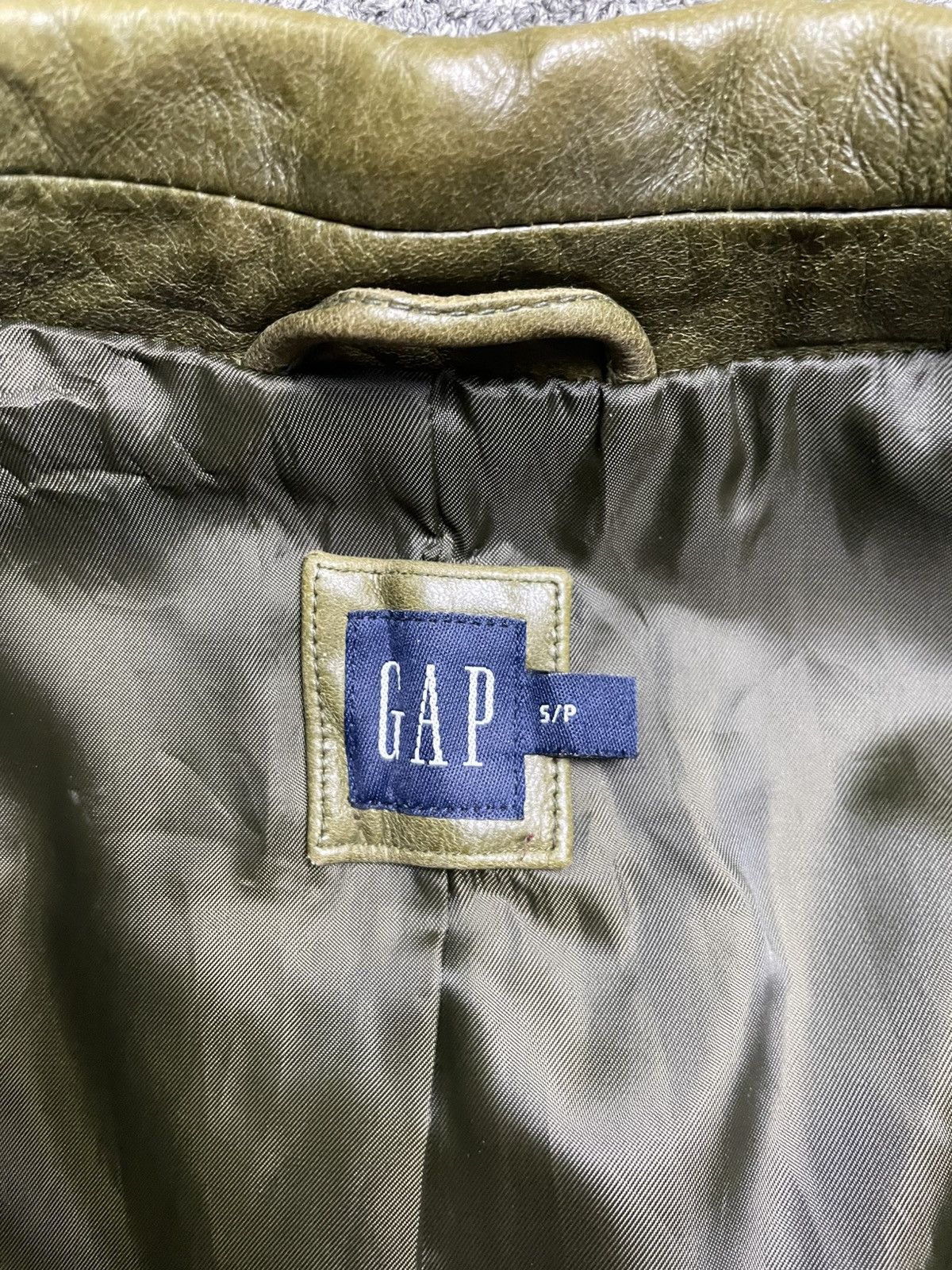 Gap Gap Outerwear Leather Jacket (23) Size US S / EU 44-46 / 1 - 5 Thumbnail