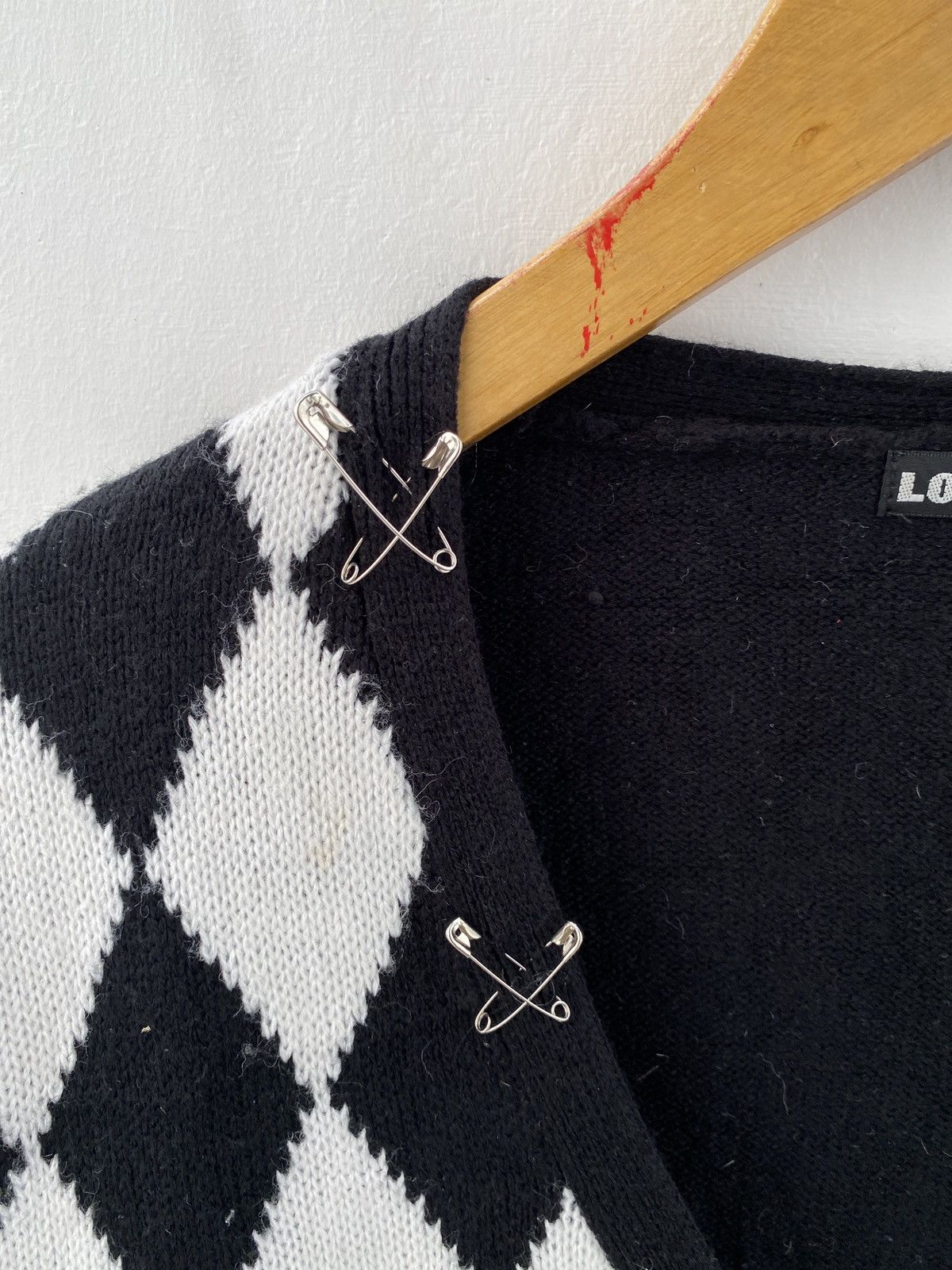 Jean Paul Gaultier Lover’s Rock Safety Pins Punk Skull Cardigan Size US XL / EU 56 / 4 - 5 Thumbnail