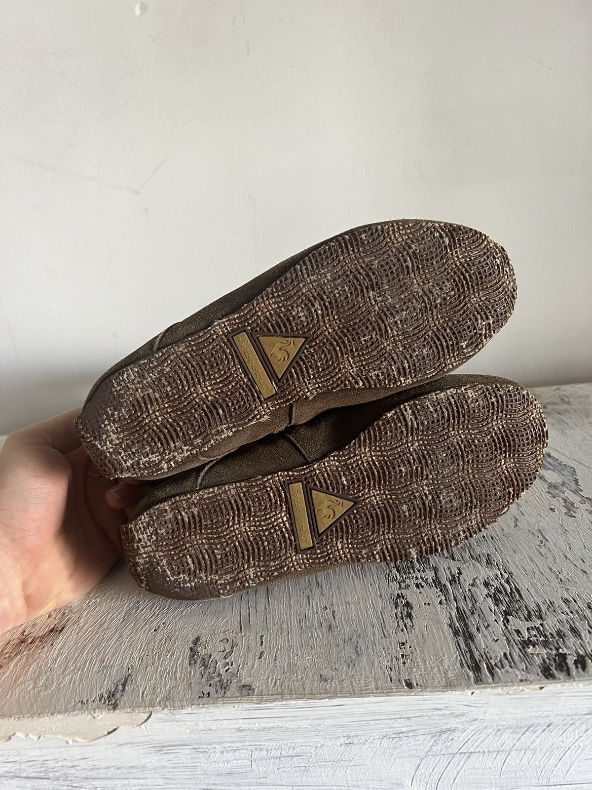 Le Coq Sportif × Vintage Le Coq Sportif vintage suede fur hi top sneakers Size US 7 / IT 37 - 7 Thumbnail