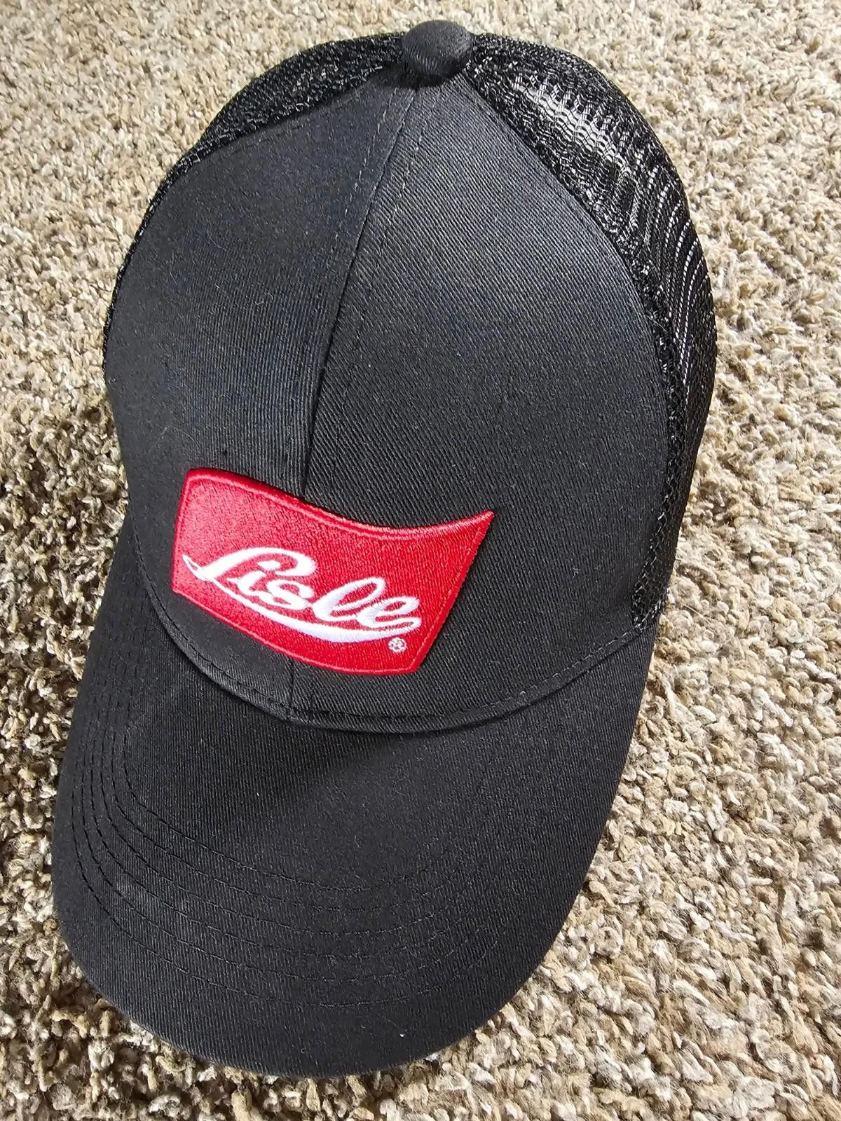 Designer LISLE TOOLS Baseball Hat Cap Black Mesh Snapback Size ONE SIZE - 1 Thumbnail