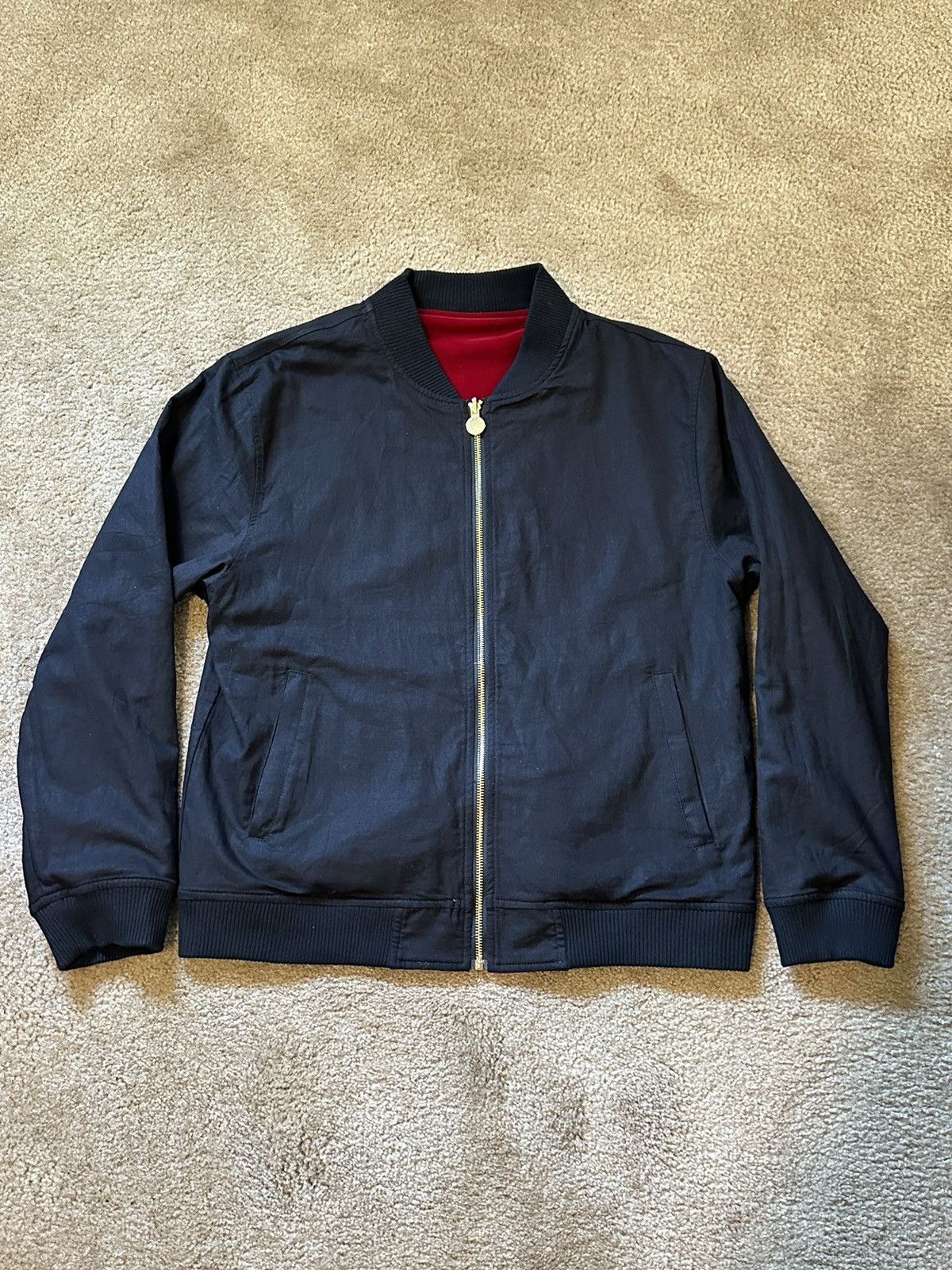 Other Timeless Piece Custom Reversible Bomber jacket Red Size US L / EU 52-54 / 3 - 6 Thumbnail