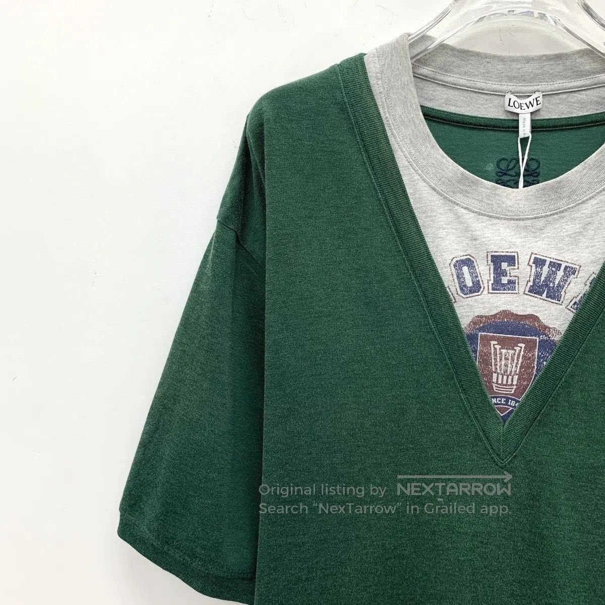 Loewe Green Short Sleeve V. Size US L / EU 52-54 / 3 - 3 Thumbnail