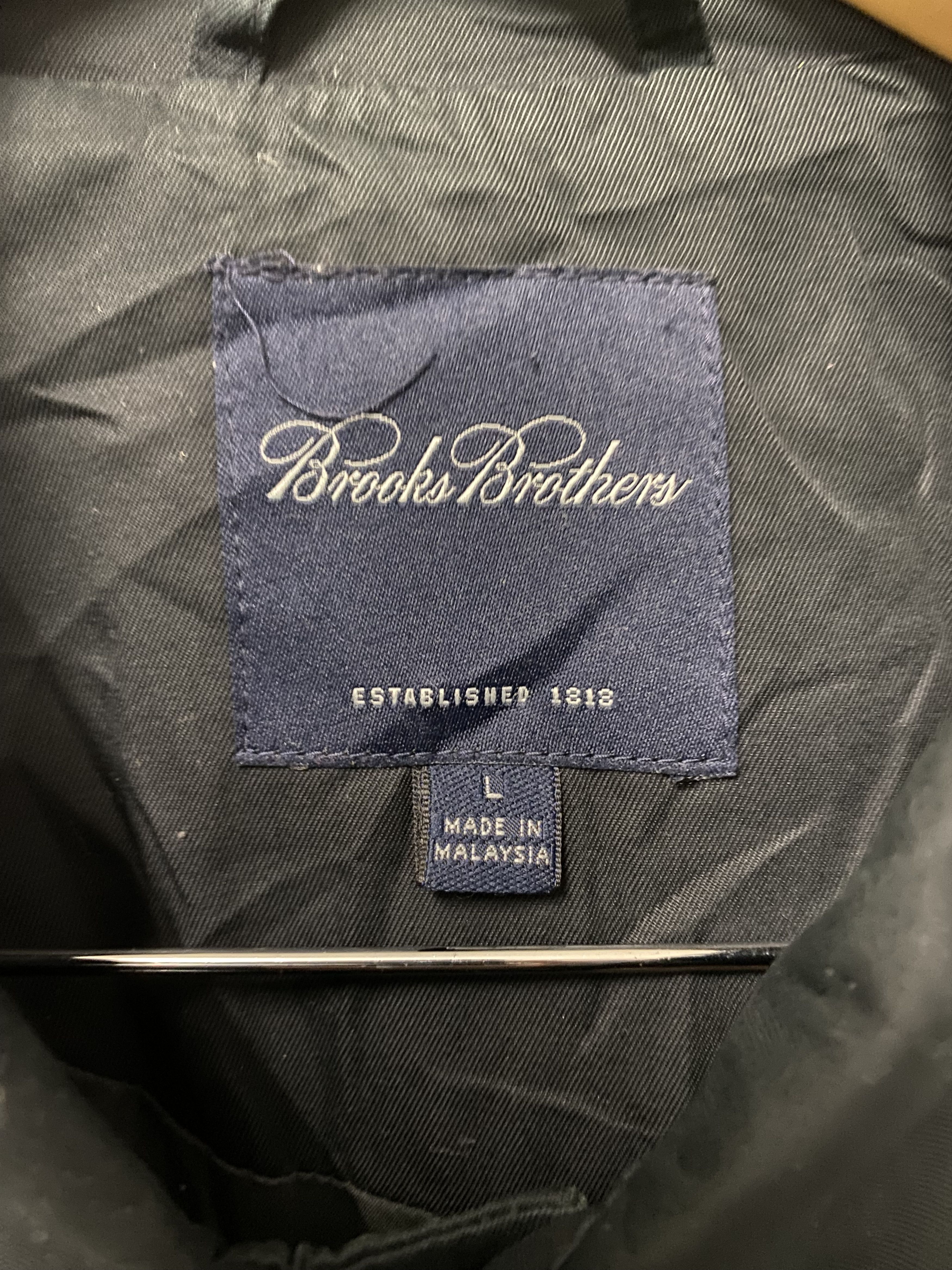 Brooks Brothers Brooks Brothers Minimalist Trench Coat Jacket Size Large Size US L / EU 52-54 / 3 - 7 Thumbnail