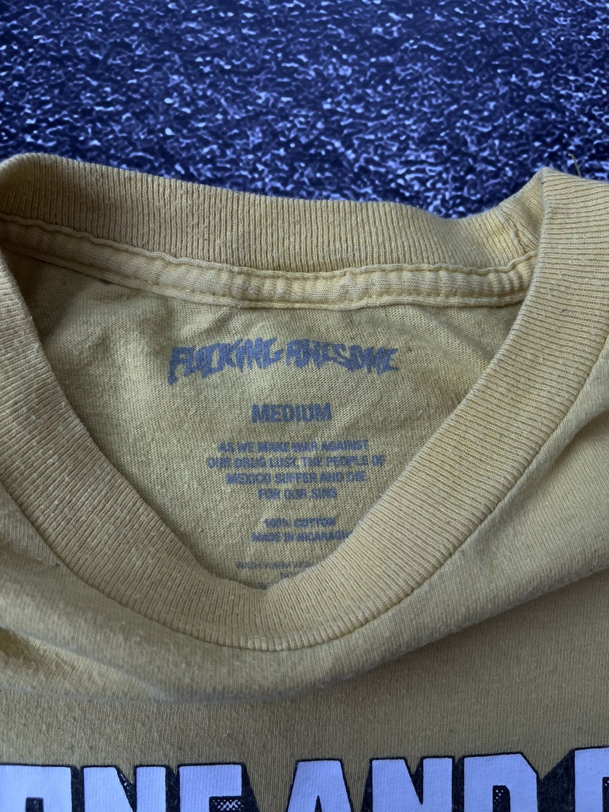 Fucking Awesome Yellow Fucking Awesome The One And Only Hockey Graphic Shirt Size US M / EU 48-50 / 2 - 6 Thumbnail