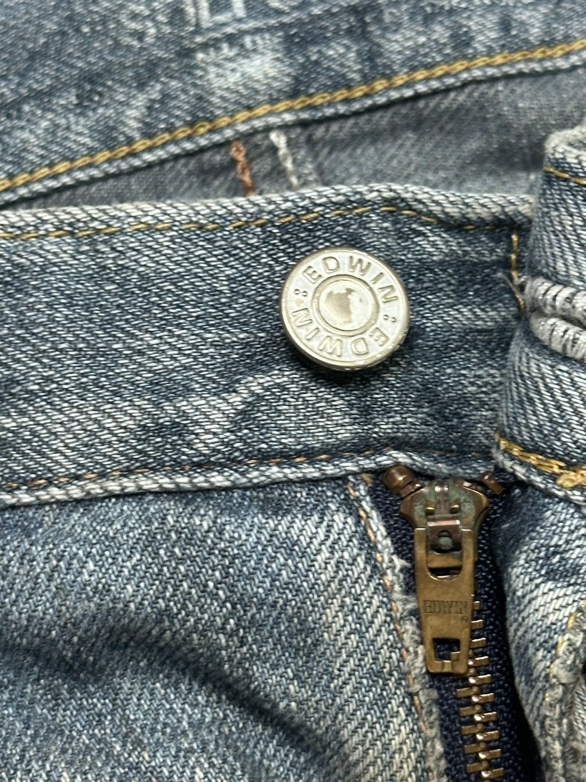 Edwin Edwin 506 Relax Vintage JPN Jeans With Natural Fading & Wear Size US 35 - 12 Thumbnail