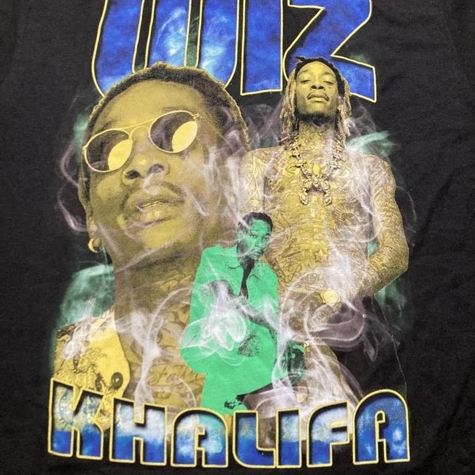 Band Tees × Rap Tees × Tultex Wiz Khalifa High Road 2016 Concert Tour Rap T Shirt Size US S / EU 44-46 / 1 - 3 Thumbnail