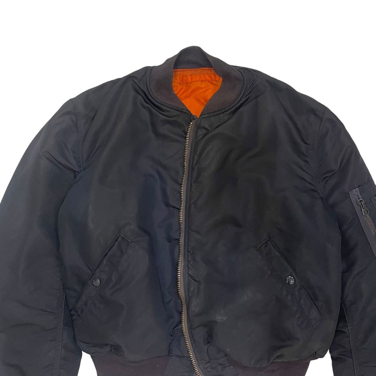 Alpha Industries Vintage Alpha Industries MA-1 Bomber Jacket Size US L / EU 52-54 / 3 - 9 Thumbnail