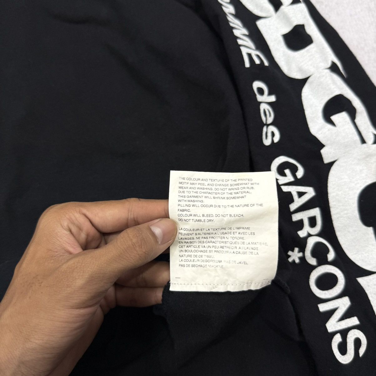 Comme des Garcons Comme des Garcons AD2018 longsleeve black Size US XL / EU 56 / 4 - 8 Thumbnail