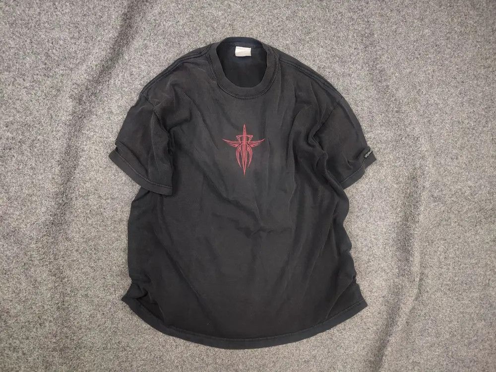Vintage Vintage 90's Troy Lee Design USA Distressed Faded Tee Shirt Size US L / EU 52-54 / 3 - 1 Thumbnail