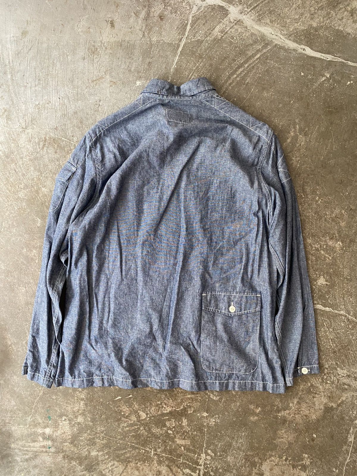 Engineered Garments Engineered Garments Pullover Chambray Shirt Kapital Comoli Size US S / EU 44-46 / 1 - 6 Thumbnail