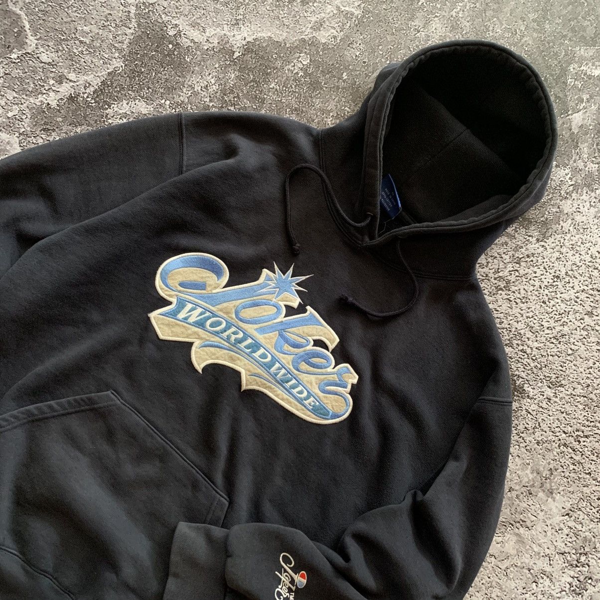 Japanese Brand Joker Brand Worldwide Embroidery Hoodie Size US XL / EU 56 / 4 - 2 Thumbnail