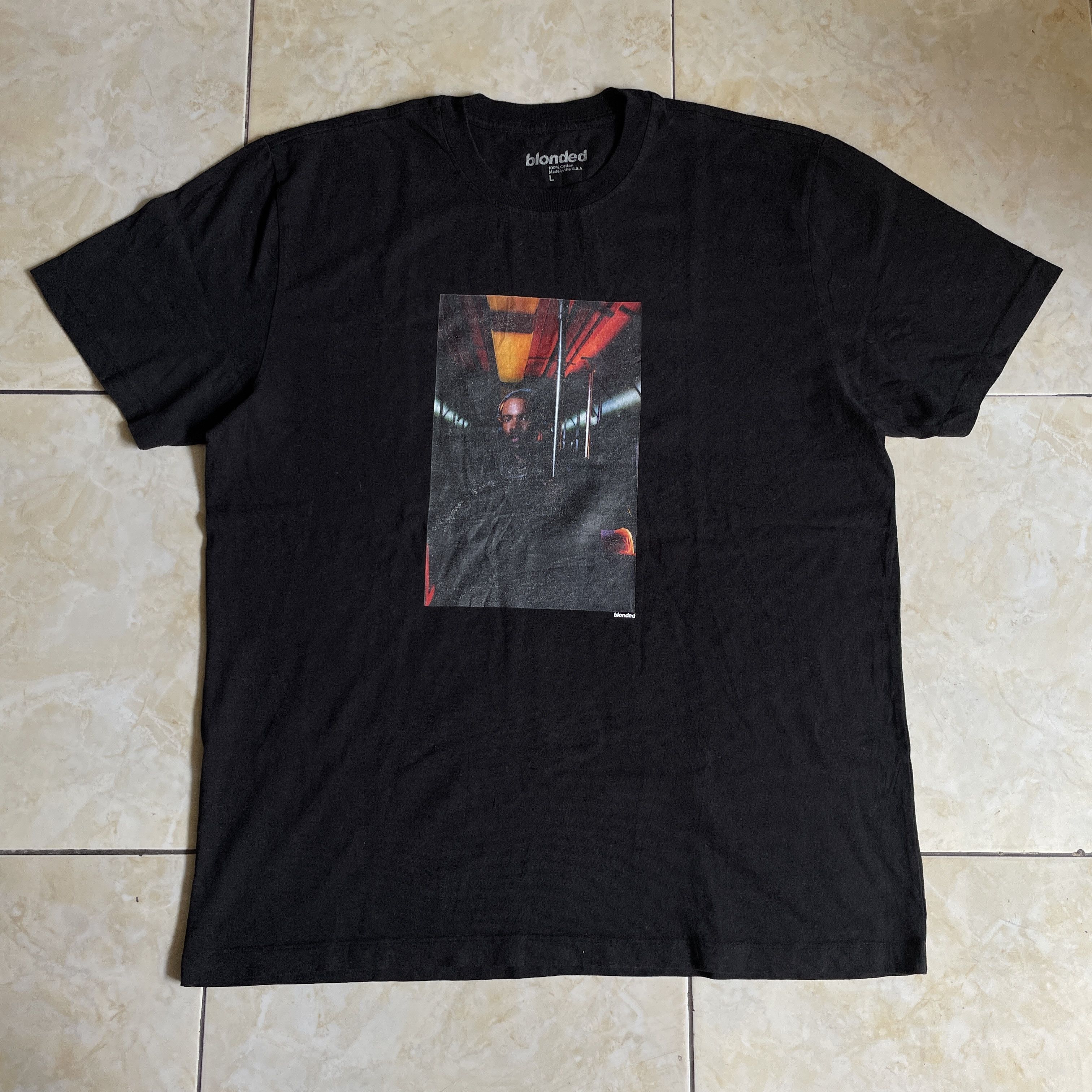 Frank Ocean Frank Ocean Subway NYC Photo Tee Size US L / EU 52-54 / 3 - 1 Thumbnail