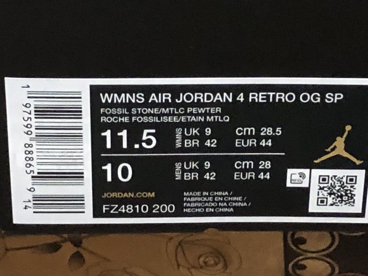 Jordan Brand AIR JORDAN 4 "A Ma Maniere - While You Were Sleeping " 💎🎁 Size US 10 / EU 43 - 10 Thumbnail