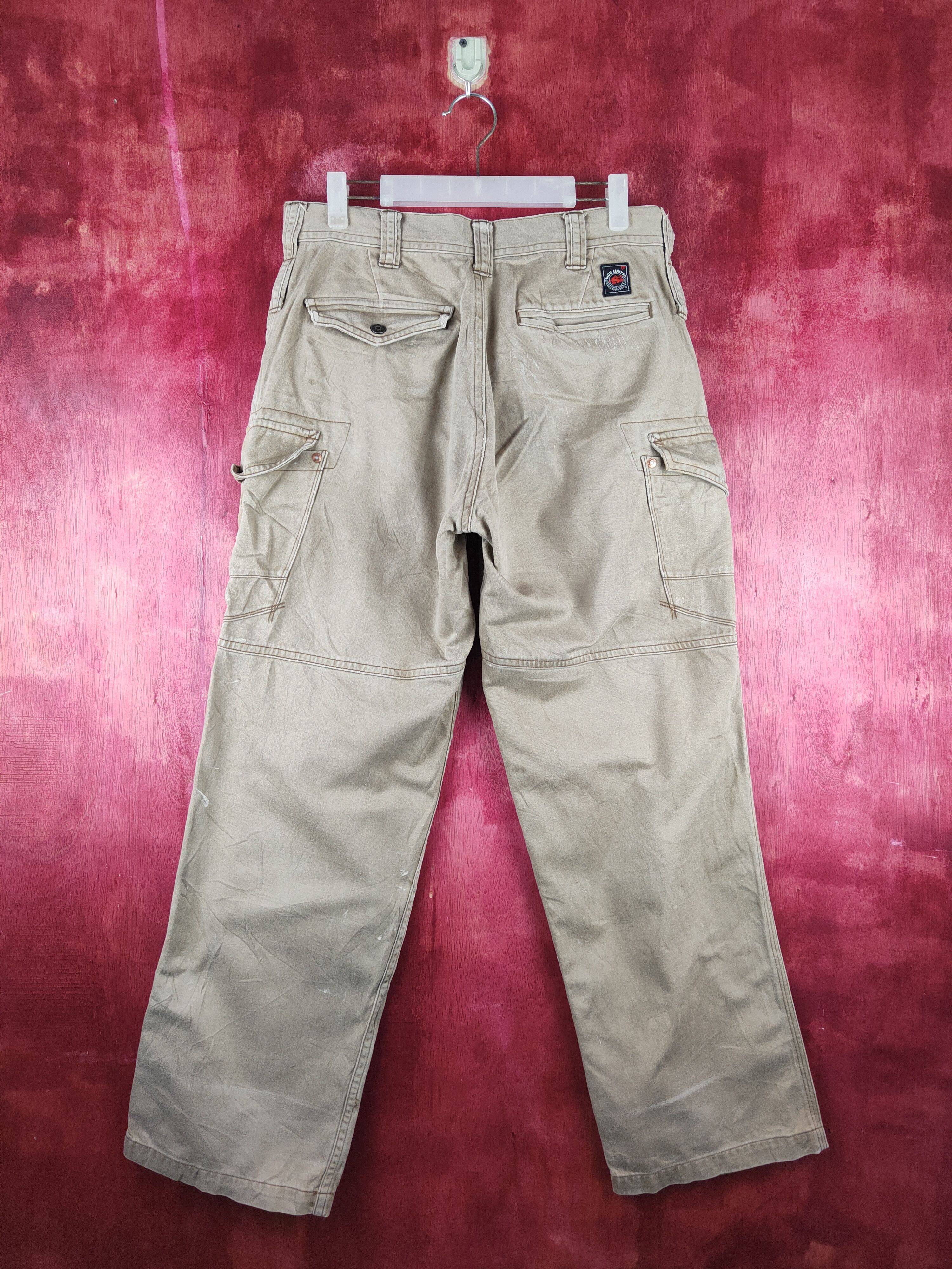 Japanese Brand Vintage Burtle Brown Workwear Cargo Pants N#S43 Size US 30 / EU 46 - 7 Thumbnail