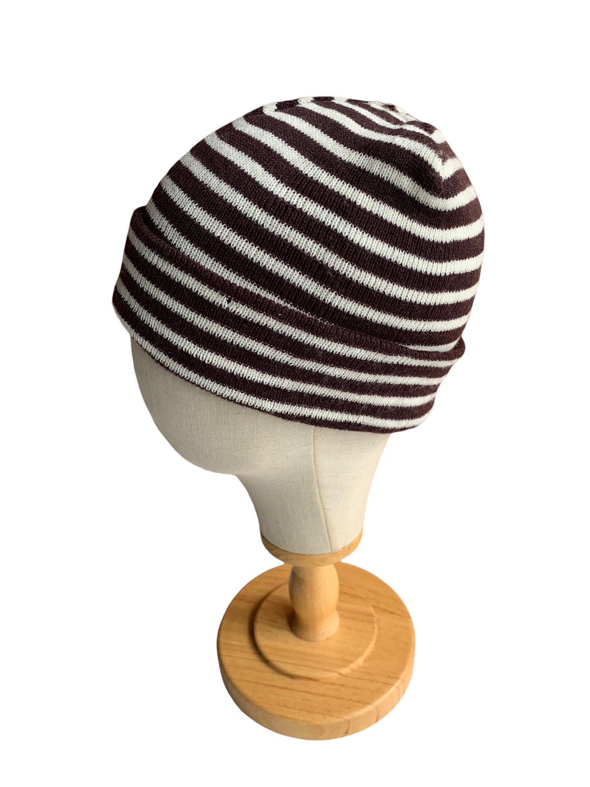 Kapital Stripe Knitted Winter Sessions Streetwear Beanie Hat Size ONE SIZE - 5 Thumbnail