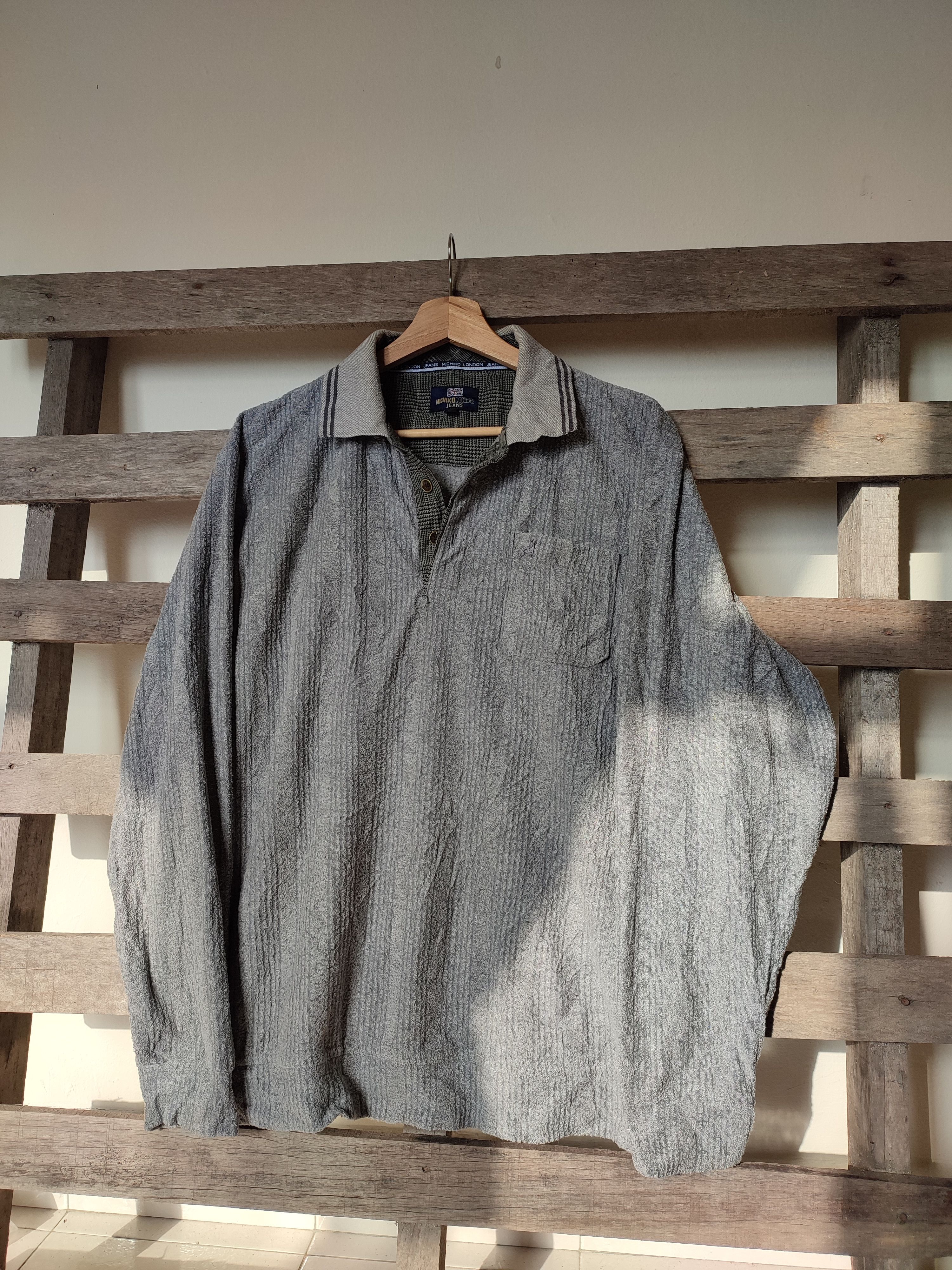 Michiko Koshino London 💥90s💥 Michiko London Jeans Sweatshirt Size US L / EU 52-54 / 3 - 2 Thumbnail