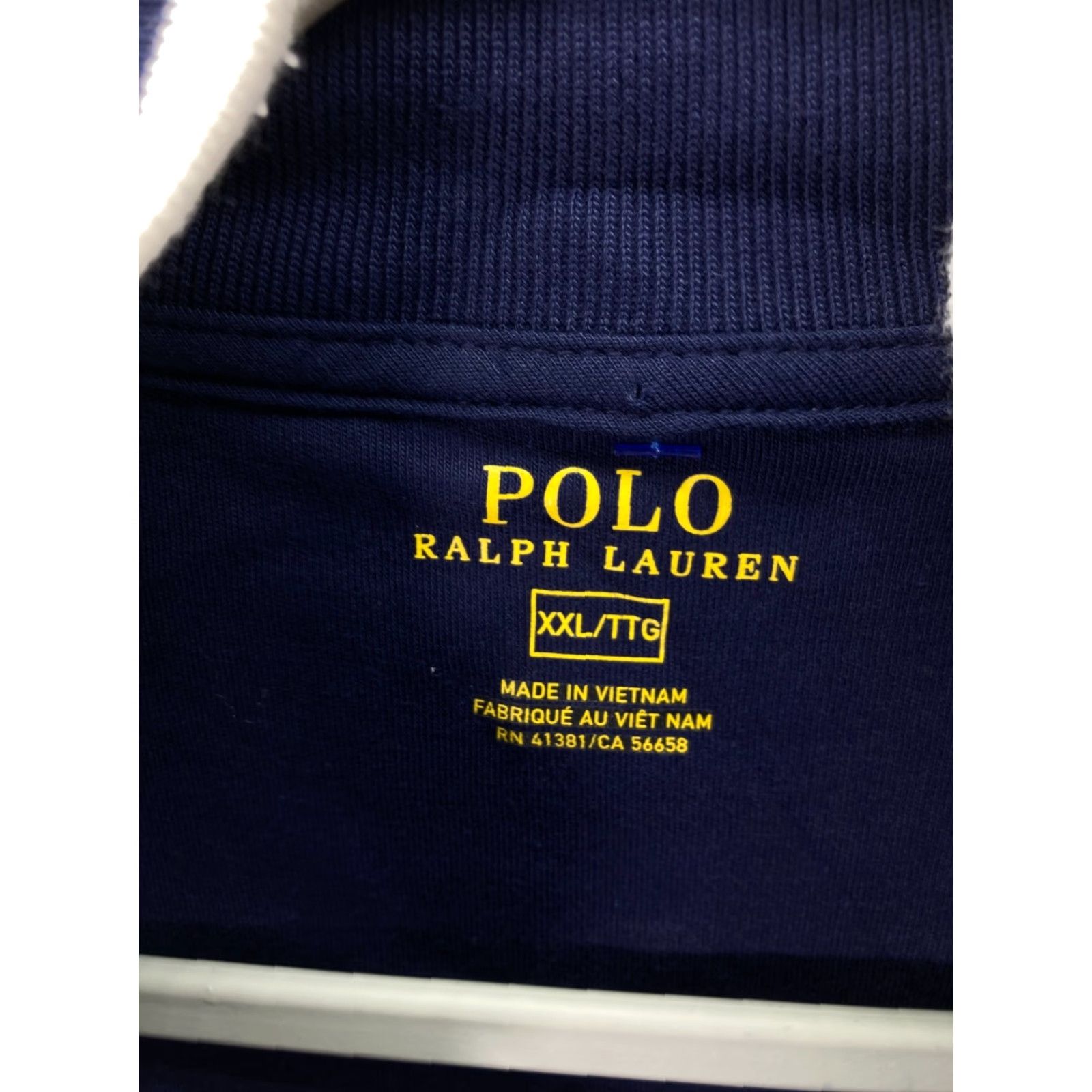 Polo Ralph Lauren Polo Ralph Lauren Track Jacket Mens XXL Zip Up Blue White Logo Windbreaker Long Sleeve Size US XXL / EU 58 / 5 - 7 Thumbnail