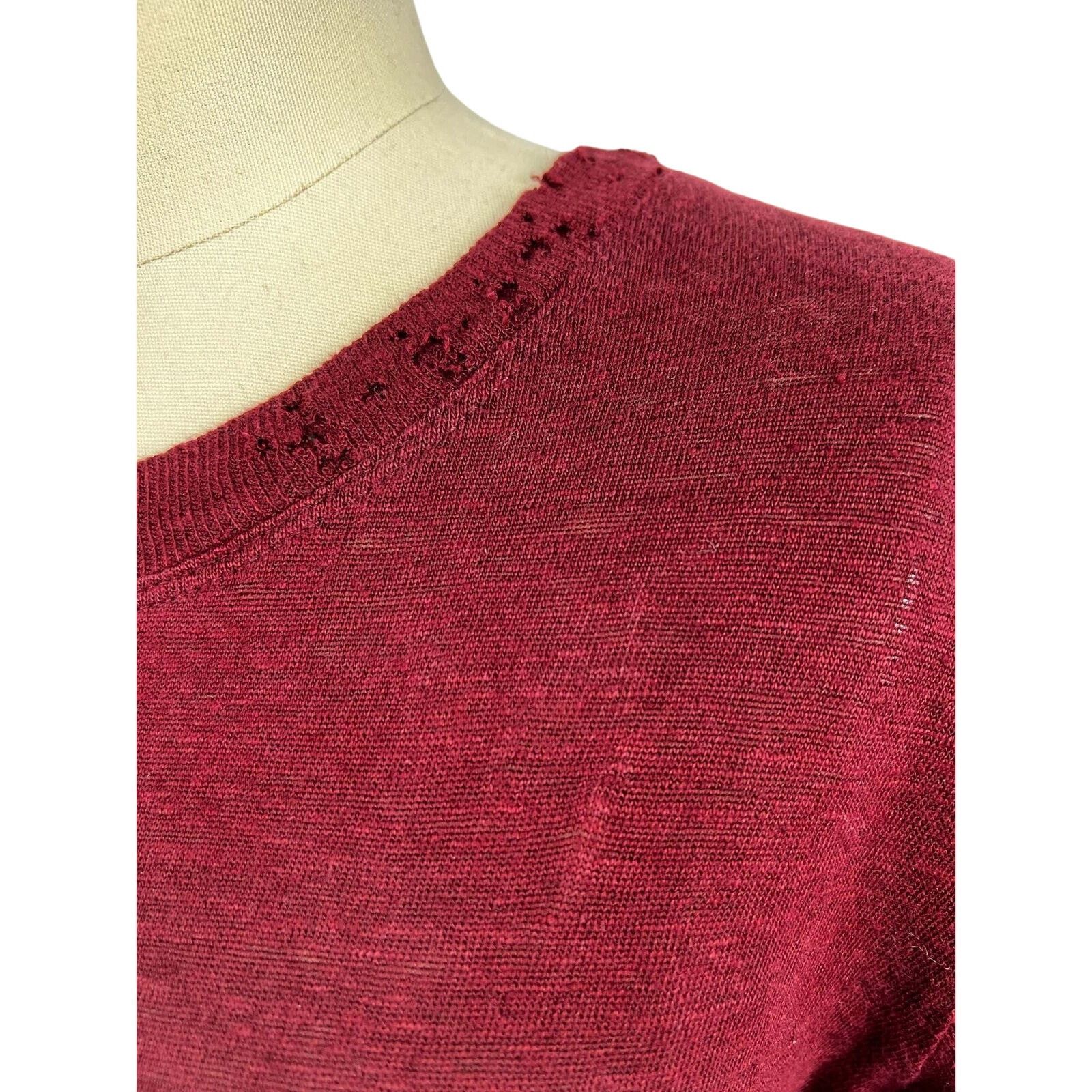 Iro IRO Paris distressed linen tee sz XSmall Size XS / US 0-2 / IT 36-38 - 6 Thumbnail