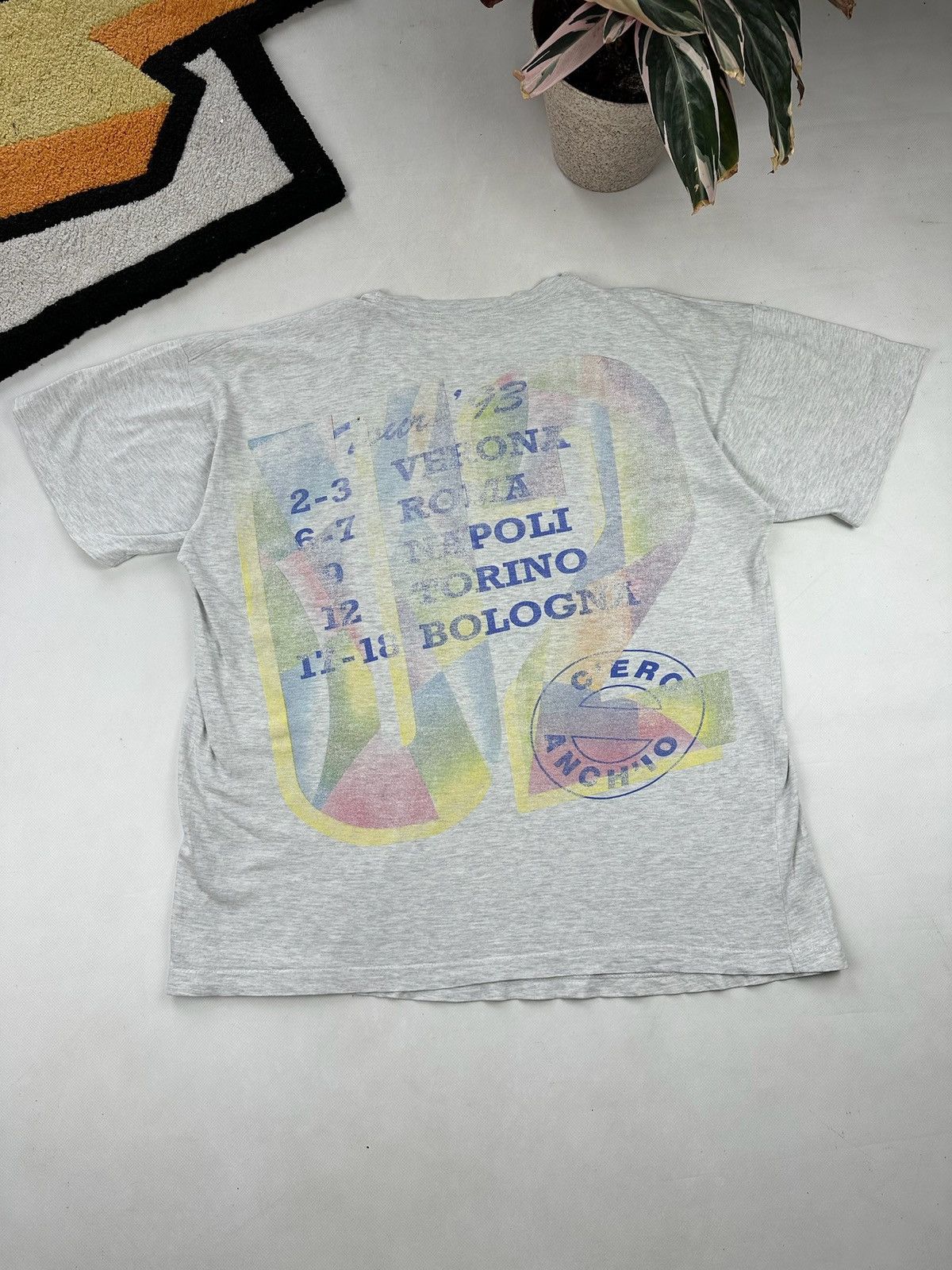 Band Tees × Vintage Vintage U2 T Shirt Tee Size US XL / EU 56 / 4 - 2 Thumbnail
