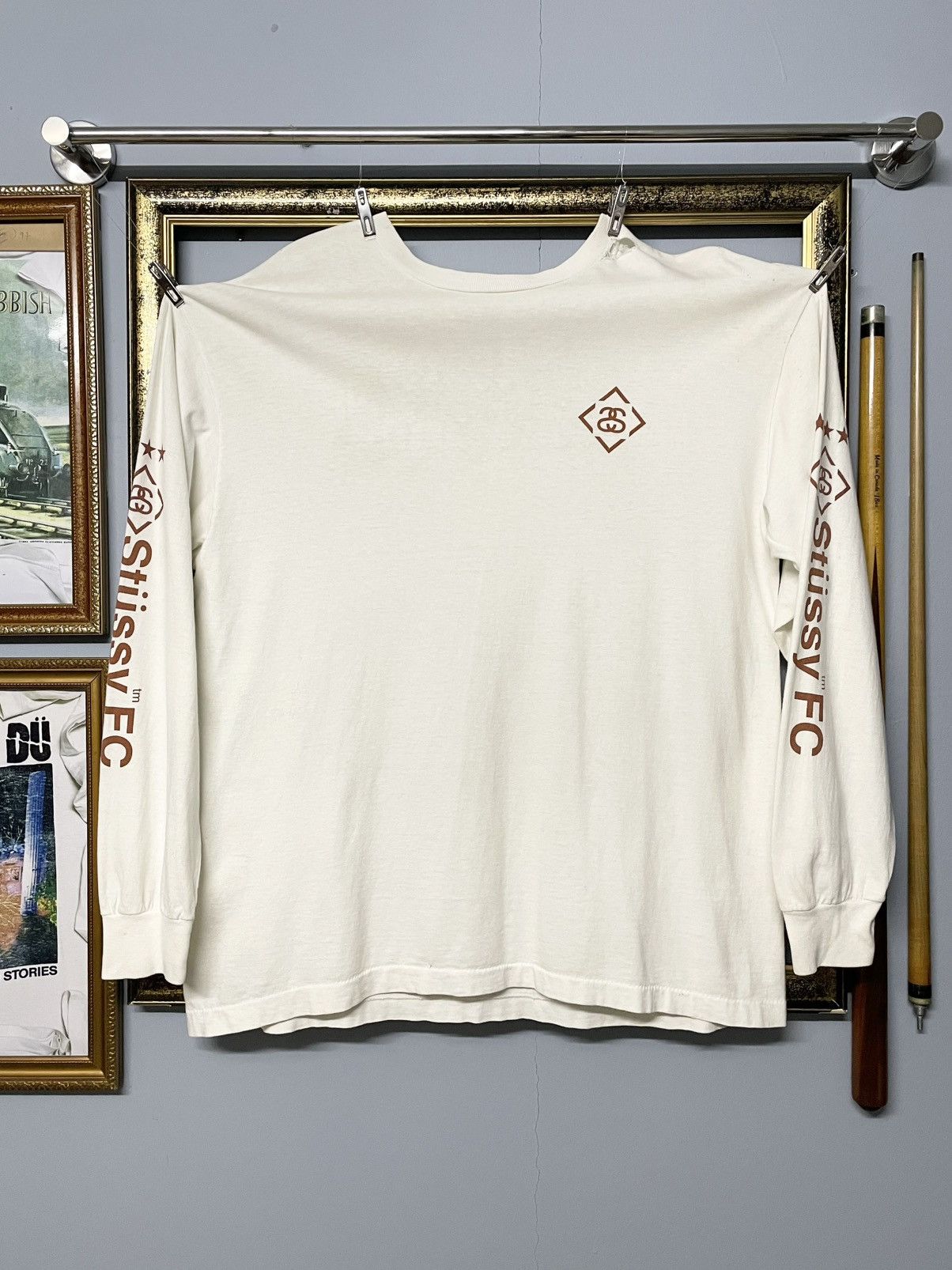 Stussy Vintage 90S Designer Stussy Single Stitch Footbal Soccer Size US XL / EU 56 / 4 - 5 Thumbnail