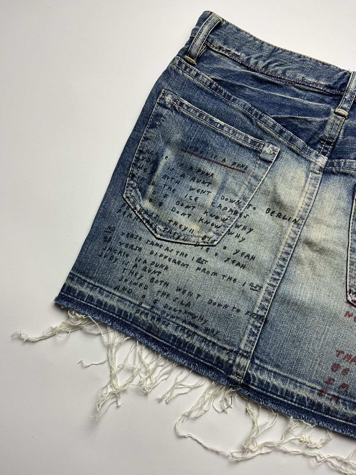 Hysteric Glamour Hysteric Glamour x Ramones Blitzkrieg Bop Studded Mini Skirt Size 29" - 7 Thumbnail