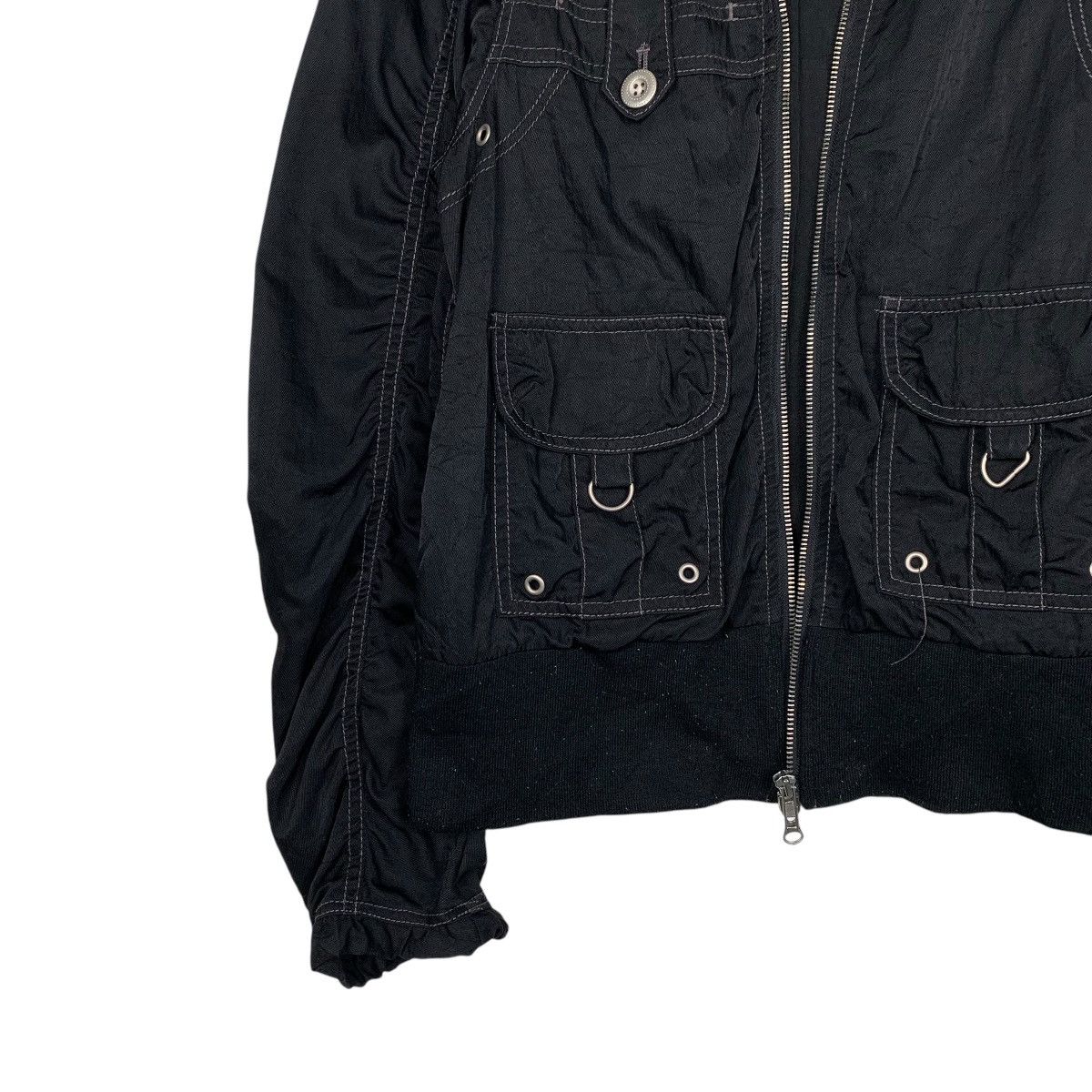 Japanese Brand Algonquins Parachure Punk Bomber Jacket Size US M / EU 48-50 / 2 - 3 Thumbnail