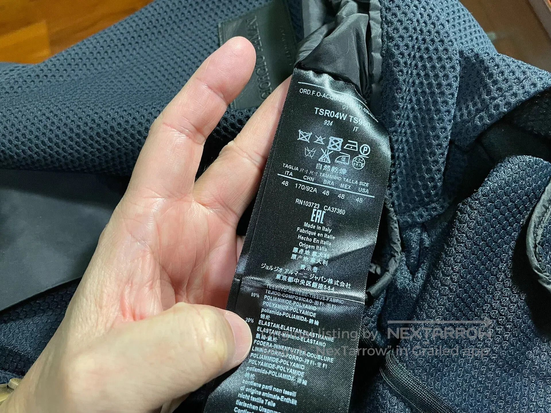 Giorgio Armani Giorgio Armani Men's Coat. Size US M / EU 48-50 / 2 - 7 Thumbnail