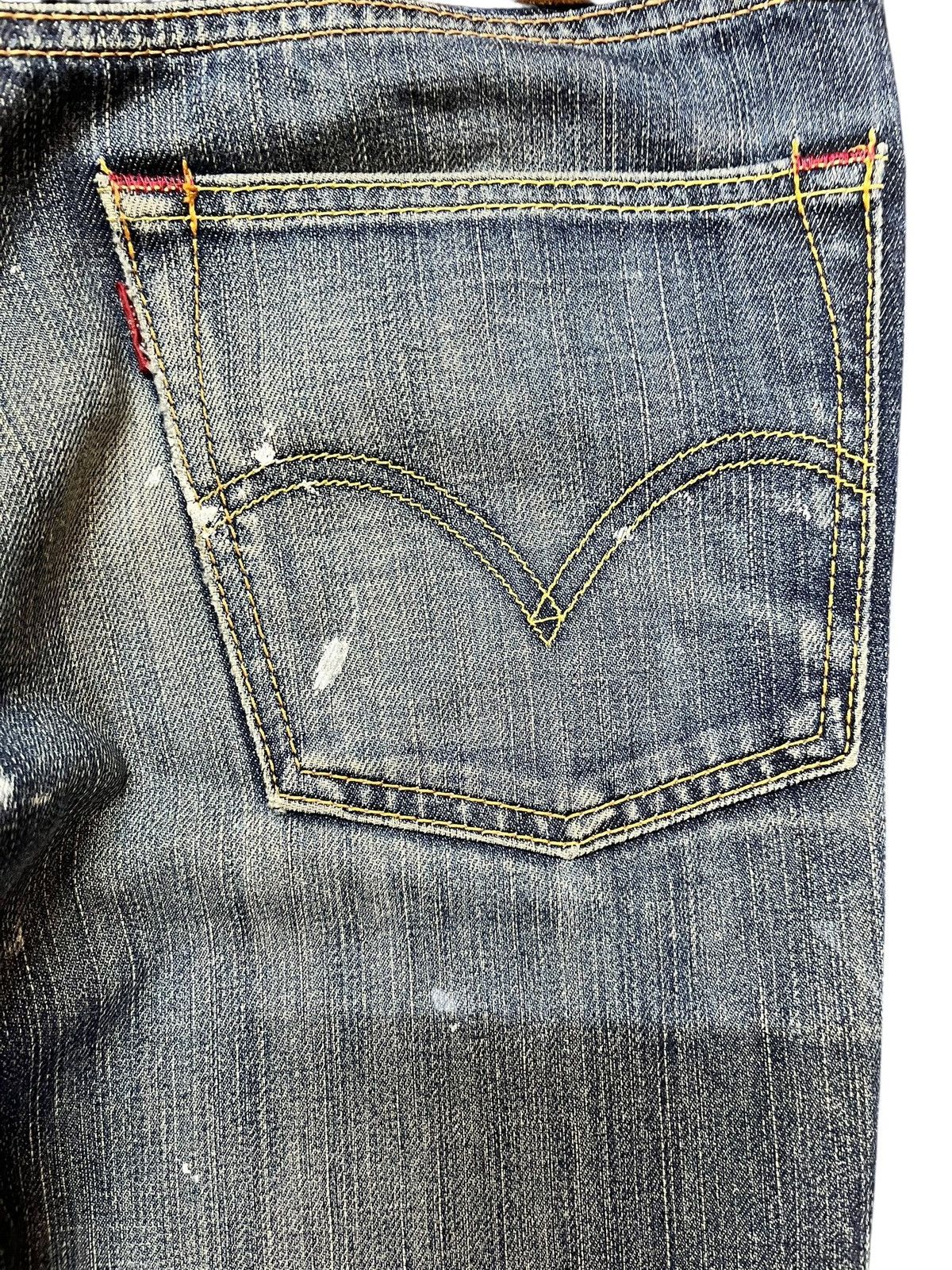Levi's Vintage Clothing Vintage Levi’s 707 Flare Paint Splatter Denim Size US 30 / EU 46 - 7 Thumbnail