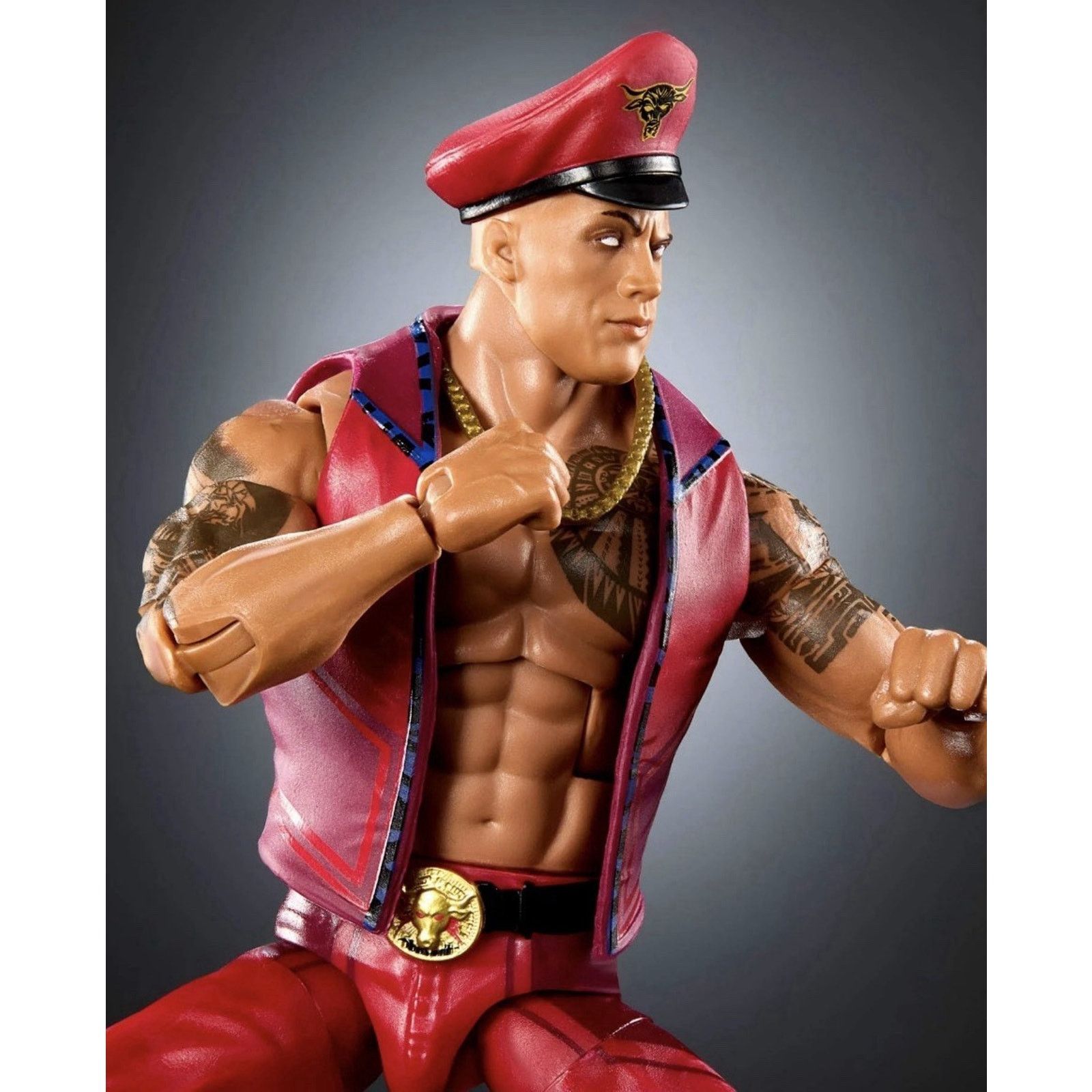 WWE 2026 WWE Elite X Street Fighter Figures Complete Set Wave 1 Size 28 - 3 Thumbnail