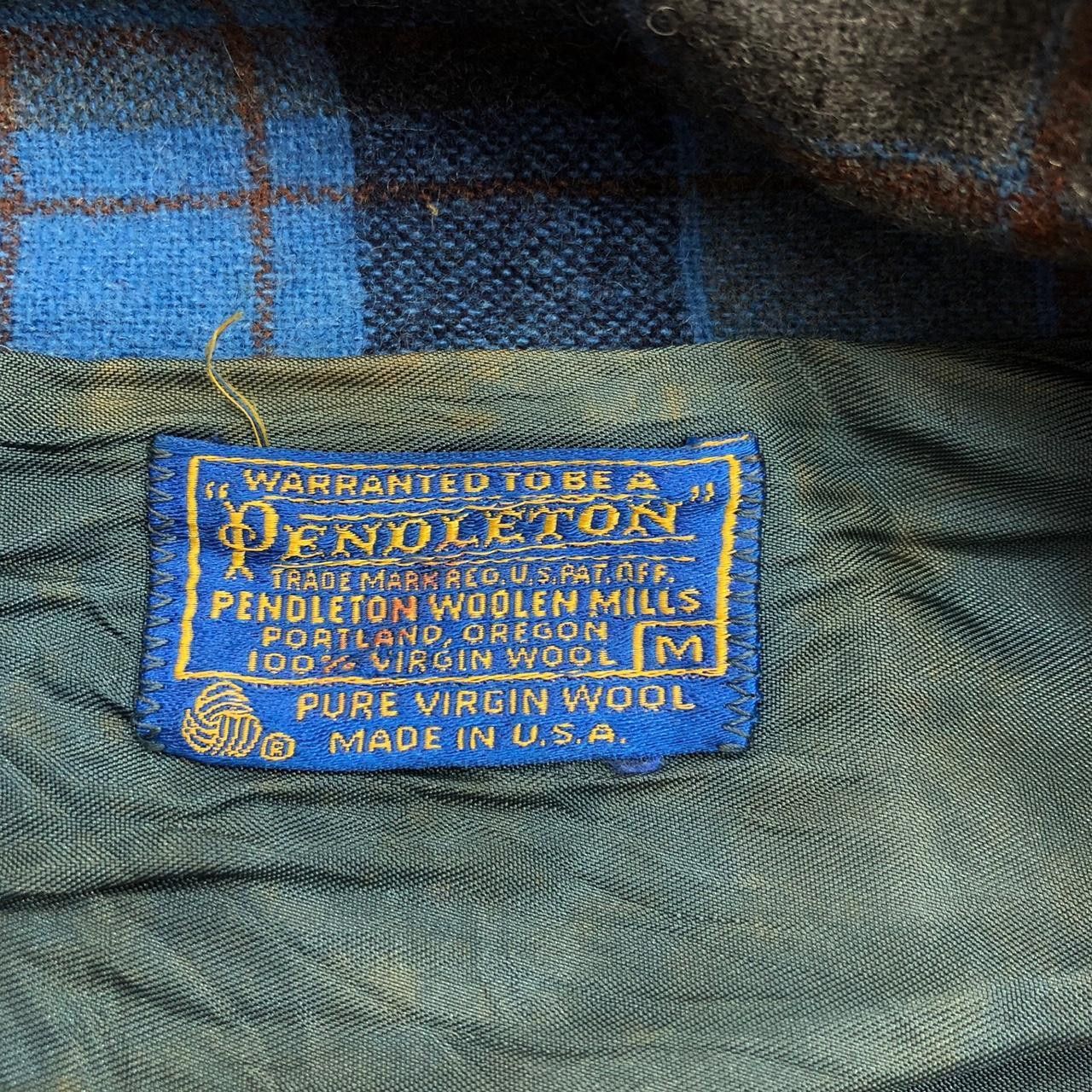 Pendleton Vintage PENDLETON USA Virgin Wool Tartan Casual Tee Shirt Size US M / EU 48-50 / 2 - 4 Thumbnail
