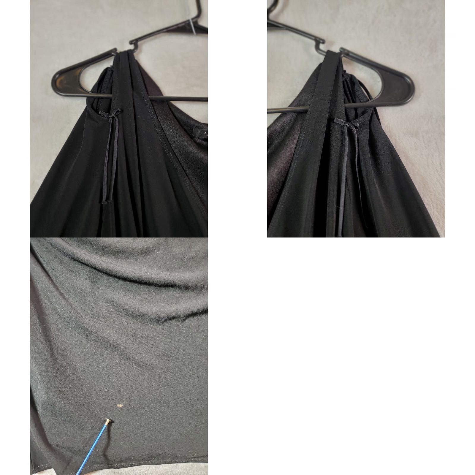 Laundry by Shelli Segal Laundry by Shelli Segal Long Maxi Dress Womens Size 12 Black Long Sleeve V Neck Size XL / US 12-14 / IT 48-50 - 9 Thumbnail