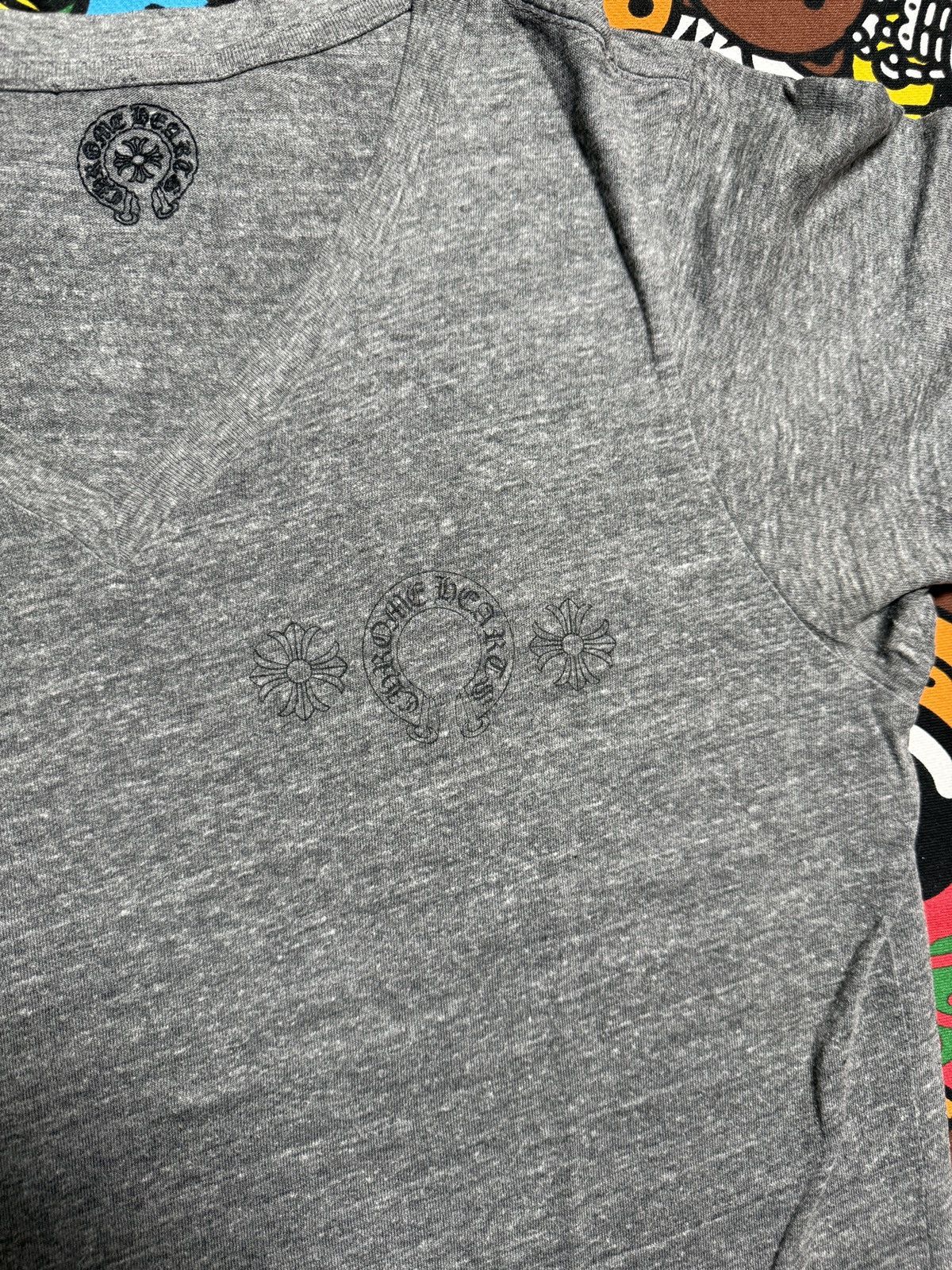 Chrome Hearts Chrome Hearts Womens Grey Multj Logo Tee Size XXL / US 16-18 / IT 52-54 - 4 Thumbnail